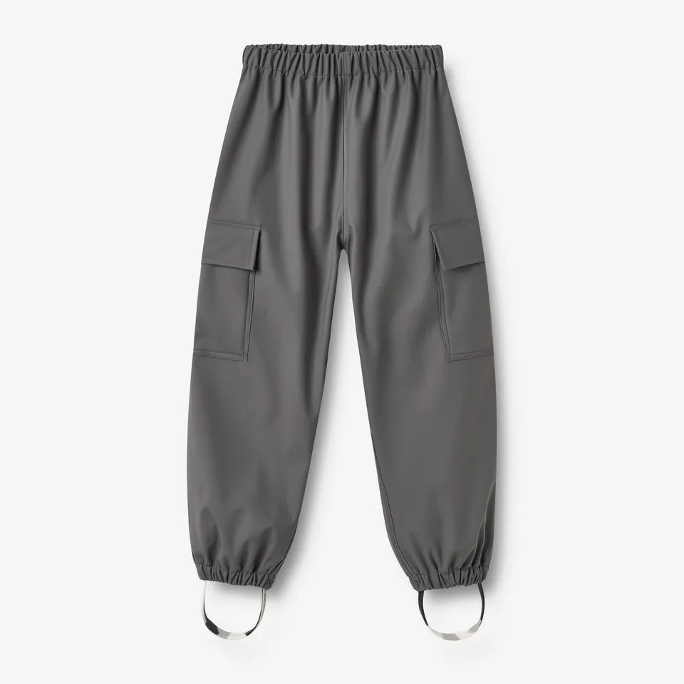 wheat-groa-regenhose-dark-charcoal-wasserdicht image 1