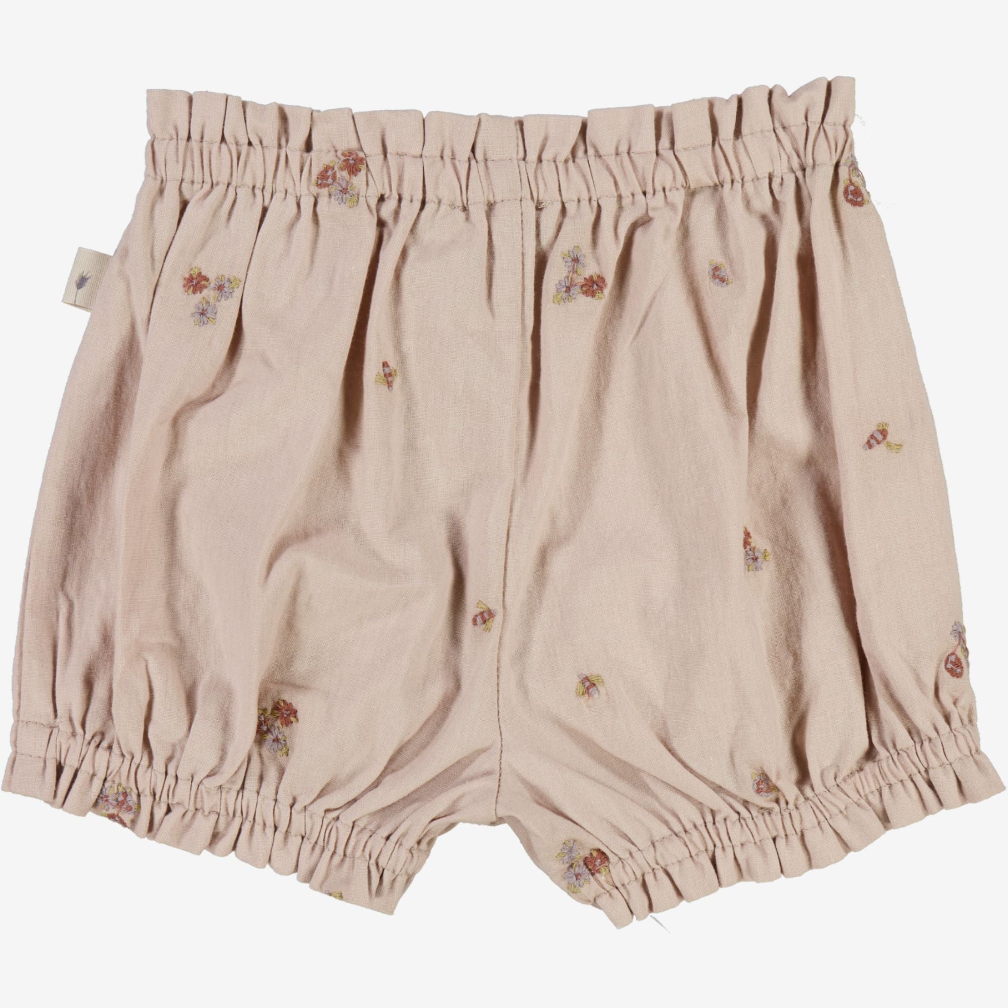 wheat-angie-nappy-pants-embroidery-flowers-baby-shorts-bio image 2