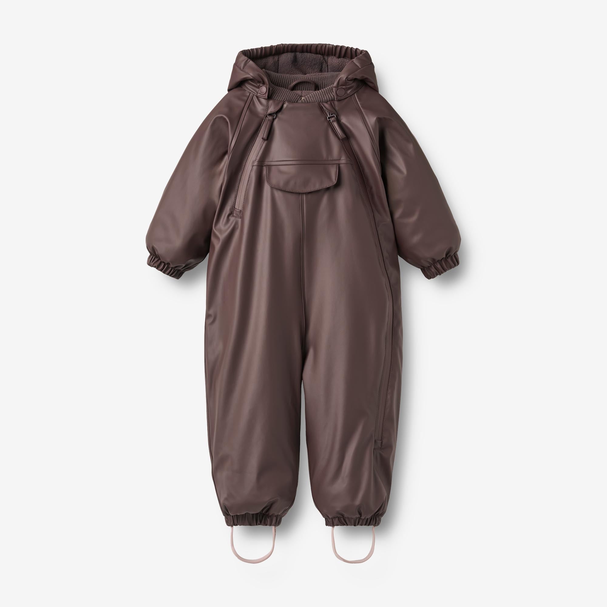 wheat-evig-wintersuit-schneeanzug-chocolate-plum-wasserdicht image 1