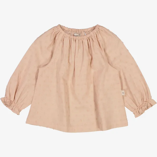 wheat-nicoline-baby-bluse-tan-bio-baumwolle image 1