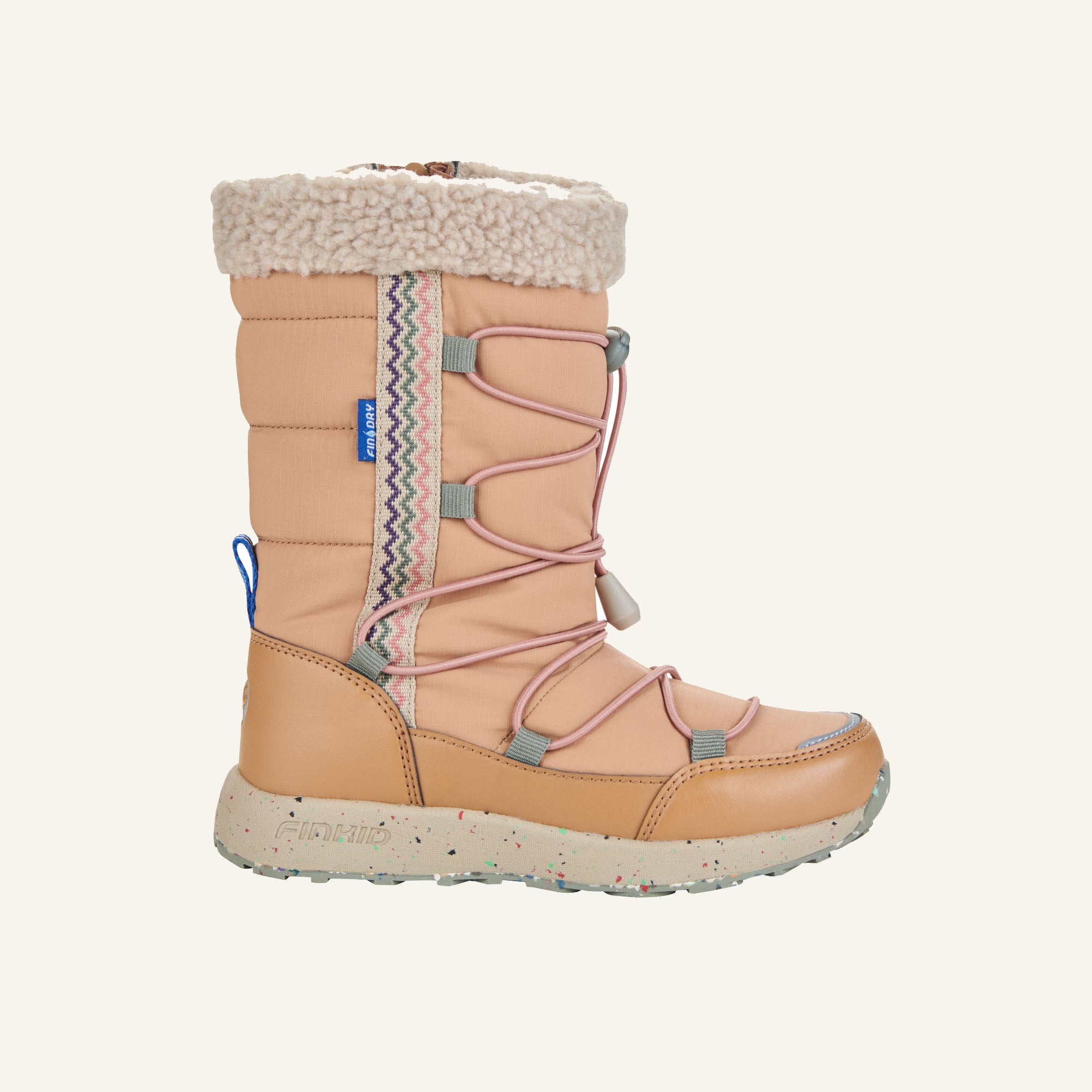 finkid-husky-lauma-winterstiefel-cranberry-28-wasserdicht image 4