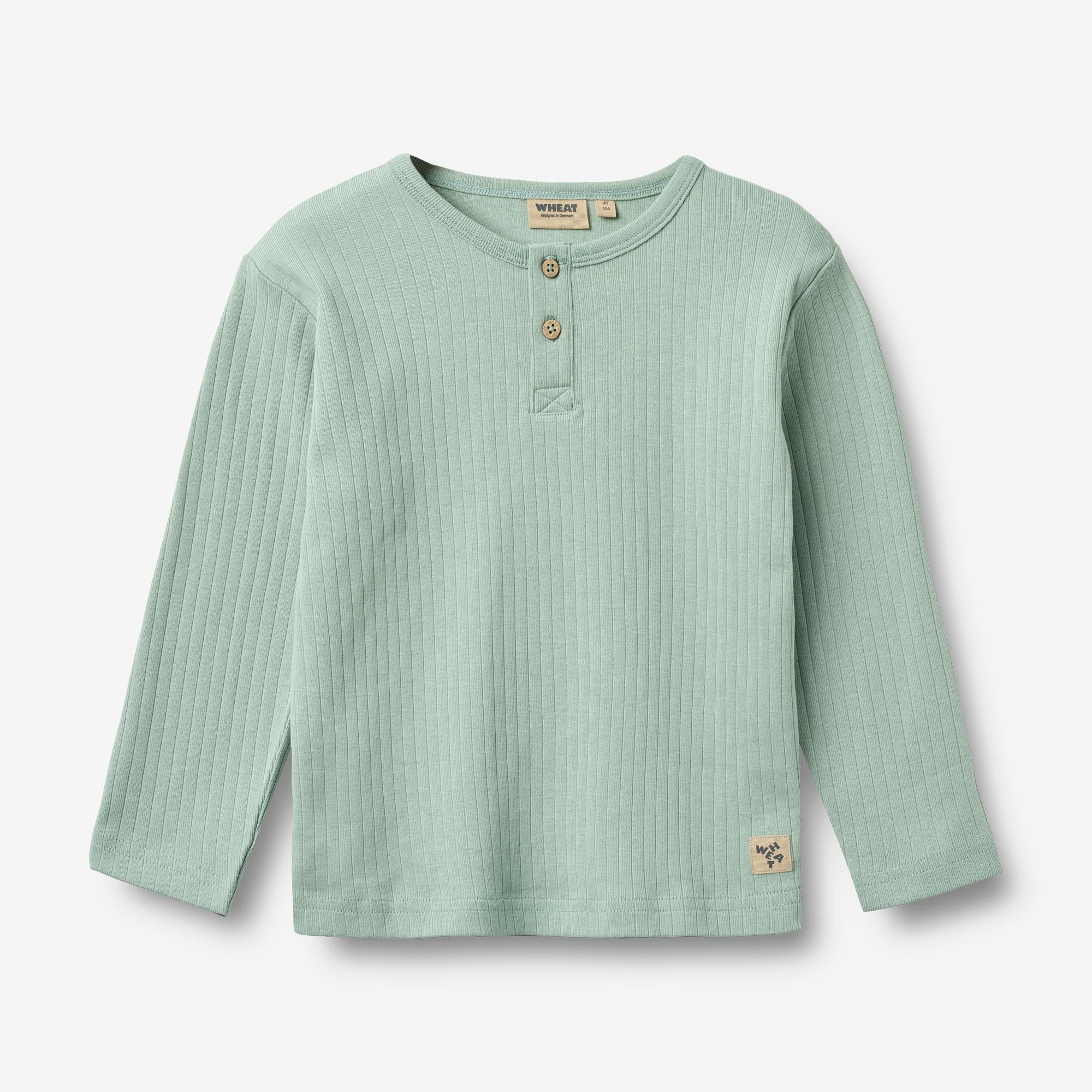 wheat-morris-langarmshirt-green-pool-bio-baumwolle image 1