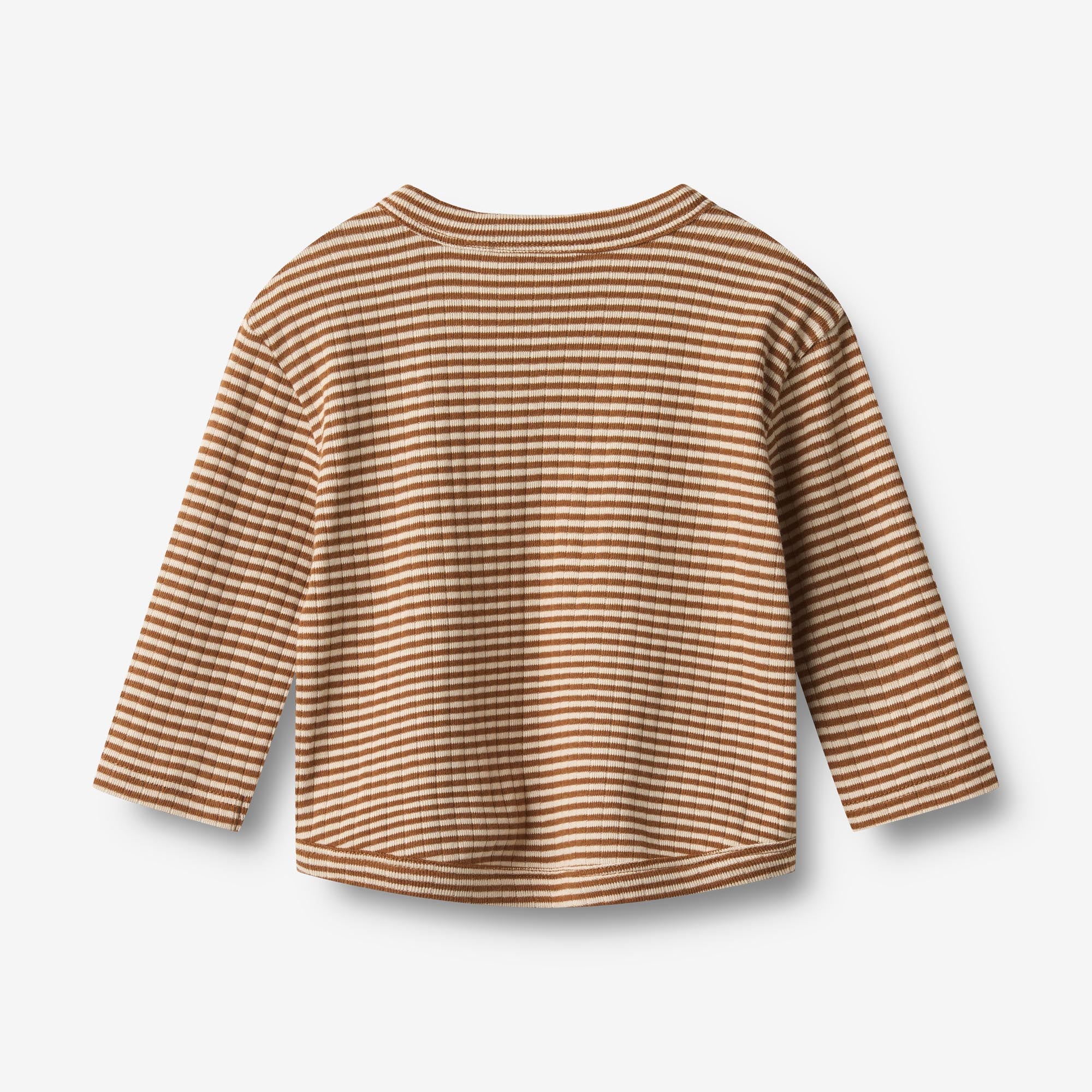 wheat-osvald-langarmshirt-warm-hazel-stripe-bio-baumwolle-baby image 3