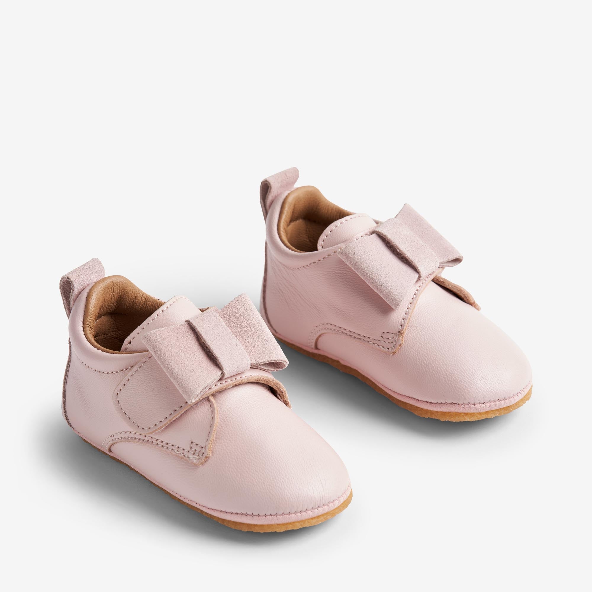 wheat-bow-hausschuhe-baby-rose-ballet-leder-schleife image 1