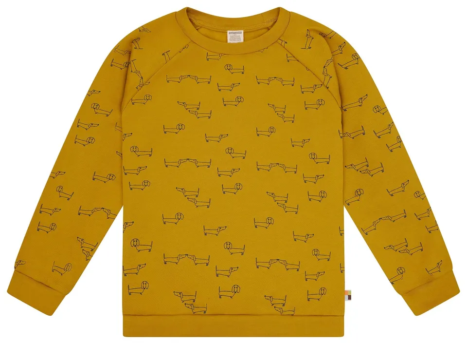 loud-proud-classics-sweatshirt-dackel-allover-bio-134-164 image 1