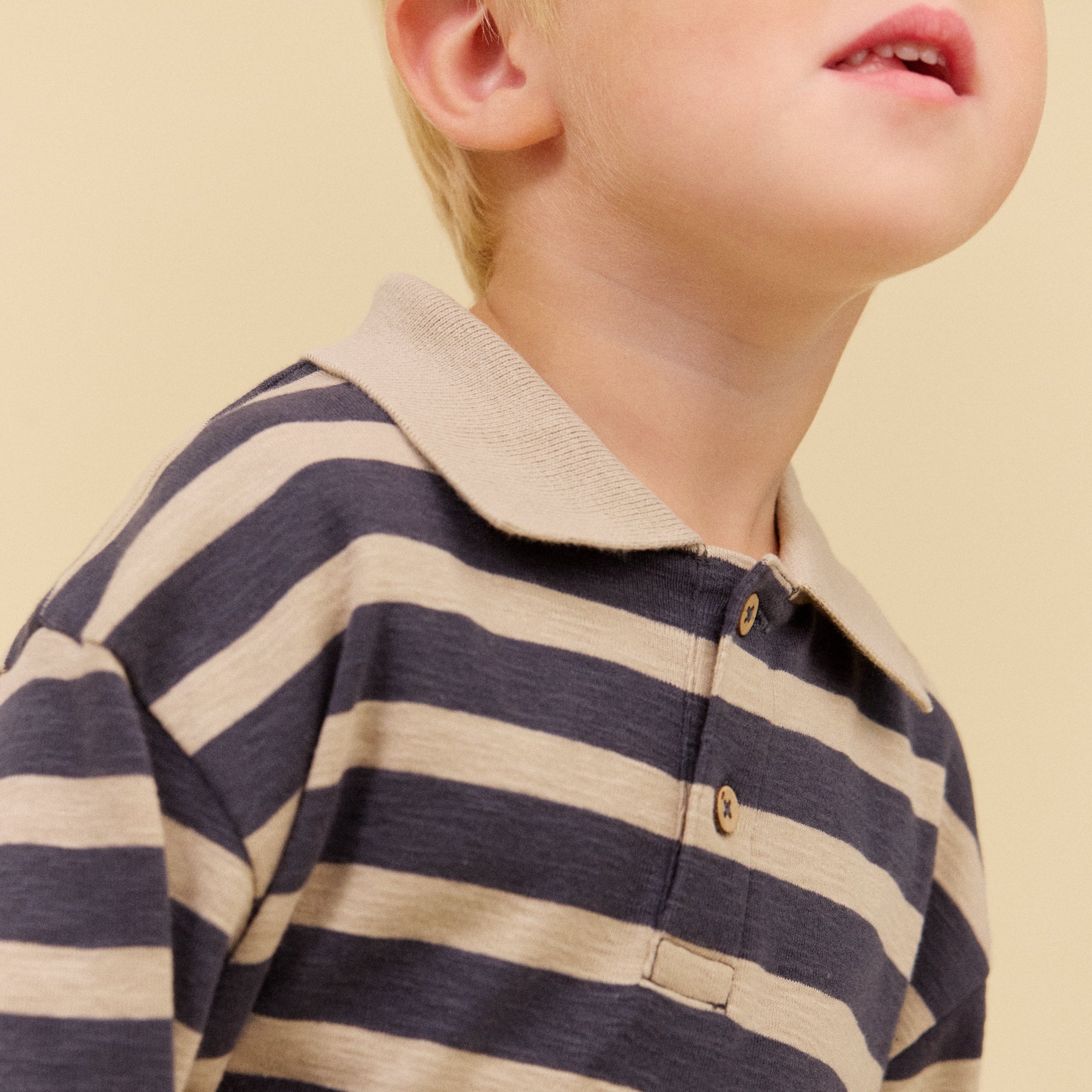 wheat-fred-polo-shirt-langarm-greyblue-stripe-bio-baumwolle-junge image 2