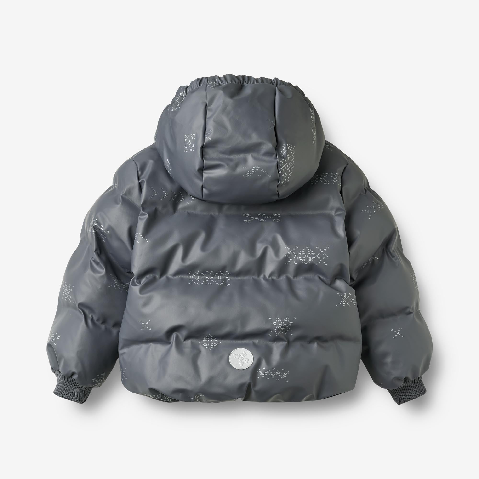 wheat-shoore-pufferjacke-reflective-jacquard-kinder image 3