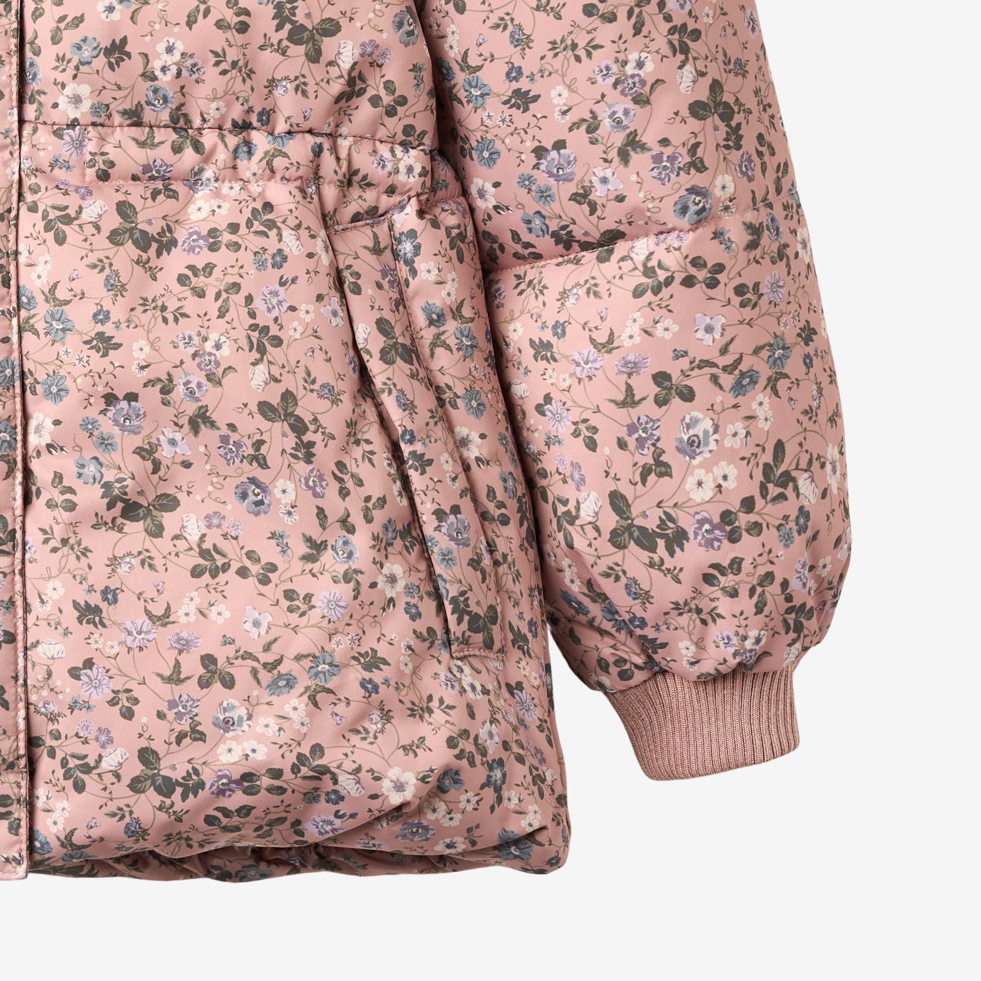 wheat-outerwear-eli-steppjacke-m-dchen-rose-powder-flowers image 3