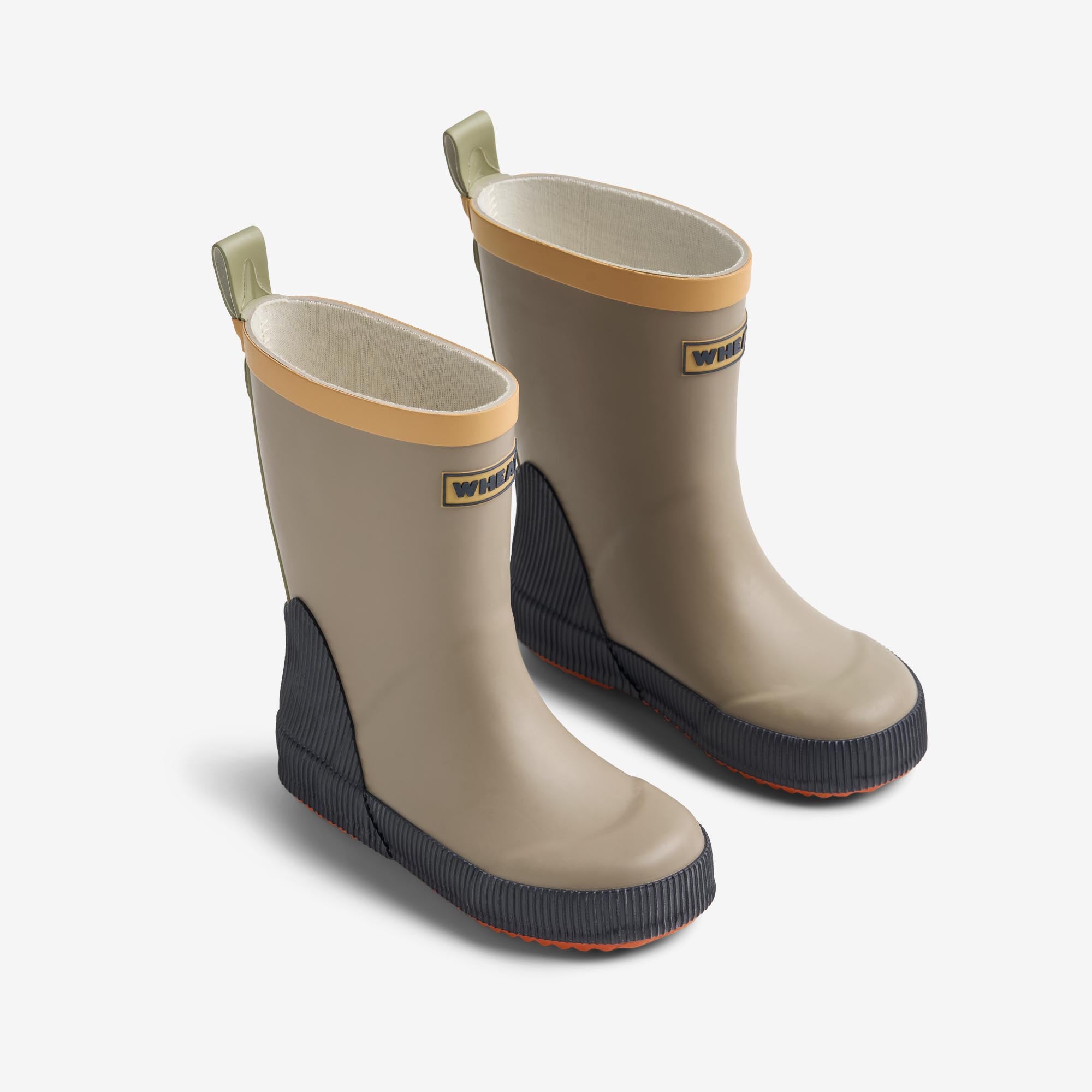 wheat-welly-gummistiefel-beige-naturkautschuk-wasserdicht image 1