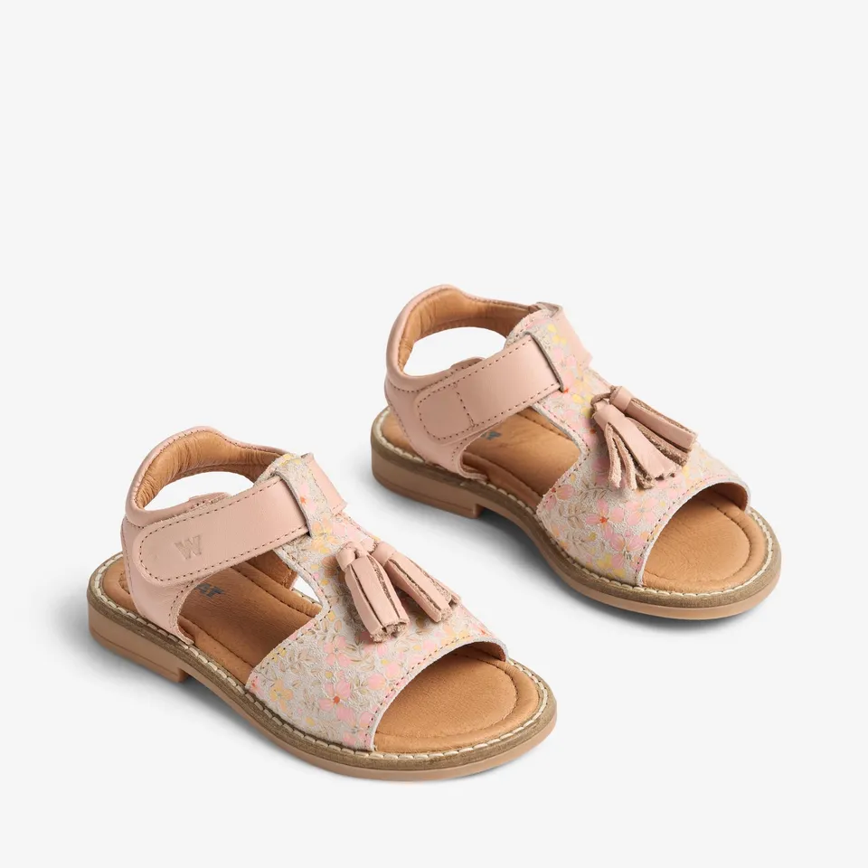 wheat-pil-sandale-coral-flowers-leder image 1
