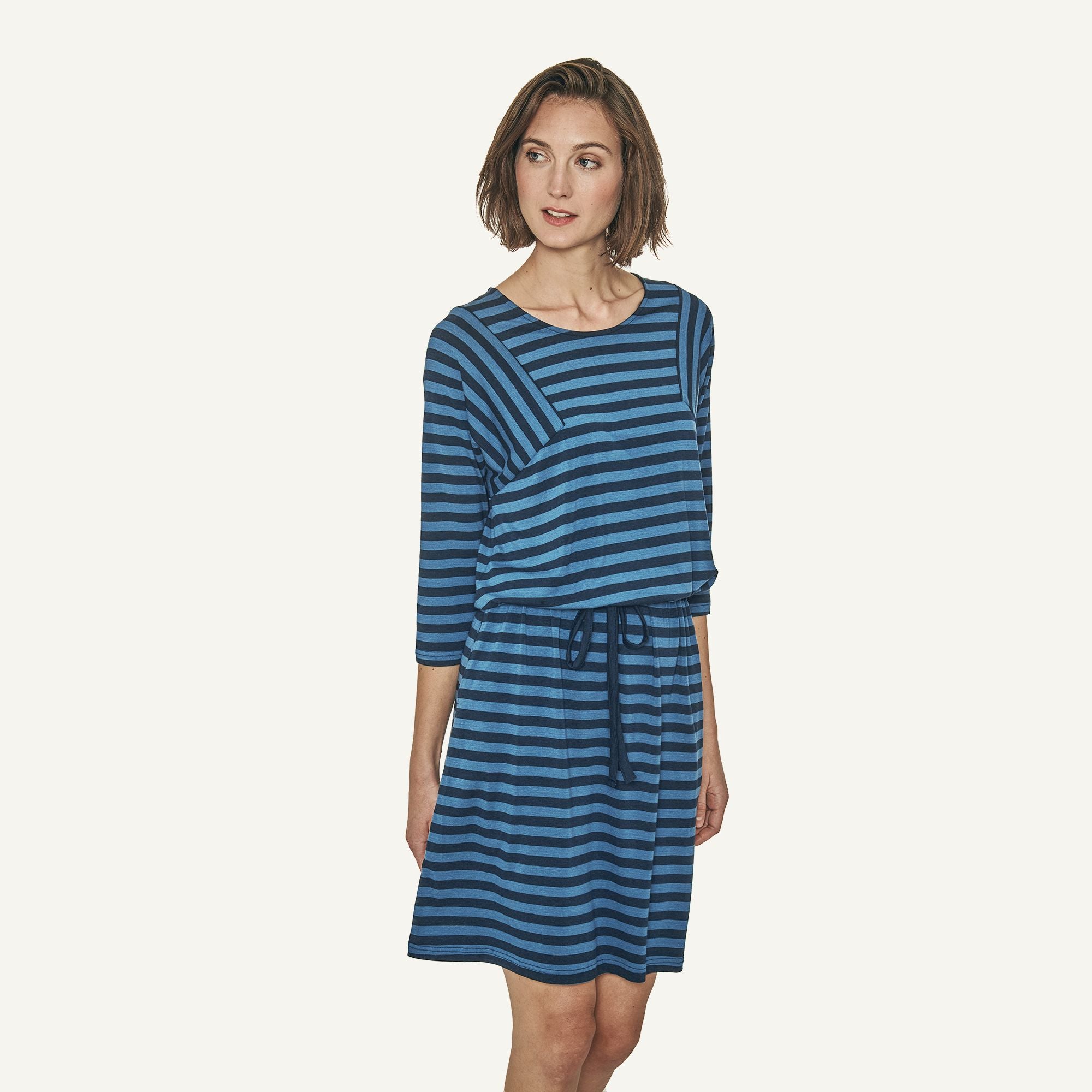 finkid-husky-muisku-damen-kleid-real-teal-navy-bambus image 2