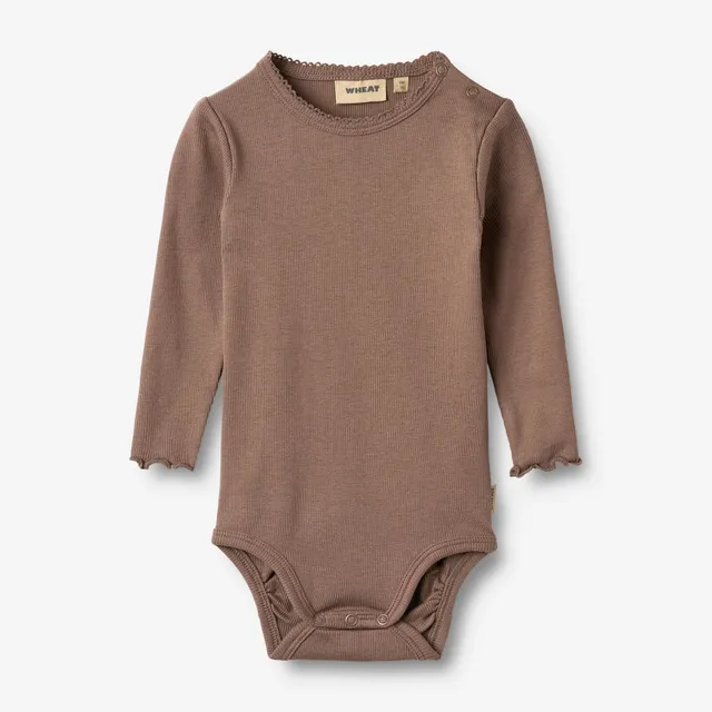 wheat-regitze-body-langarm-toffee-brown-bio-baumwolle image 1