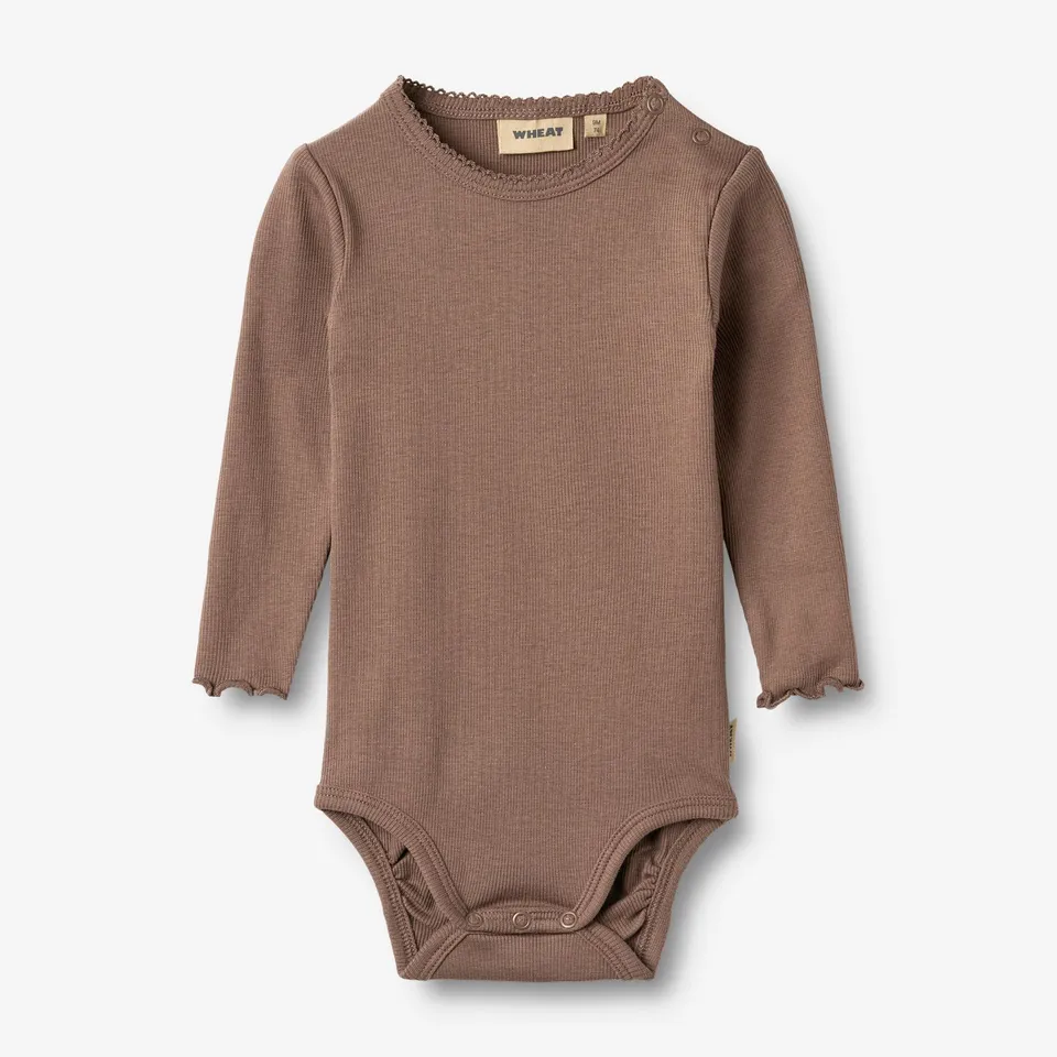 wheat-regitze-body-langarm-toffee-brown-bio-baumwolle image 1