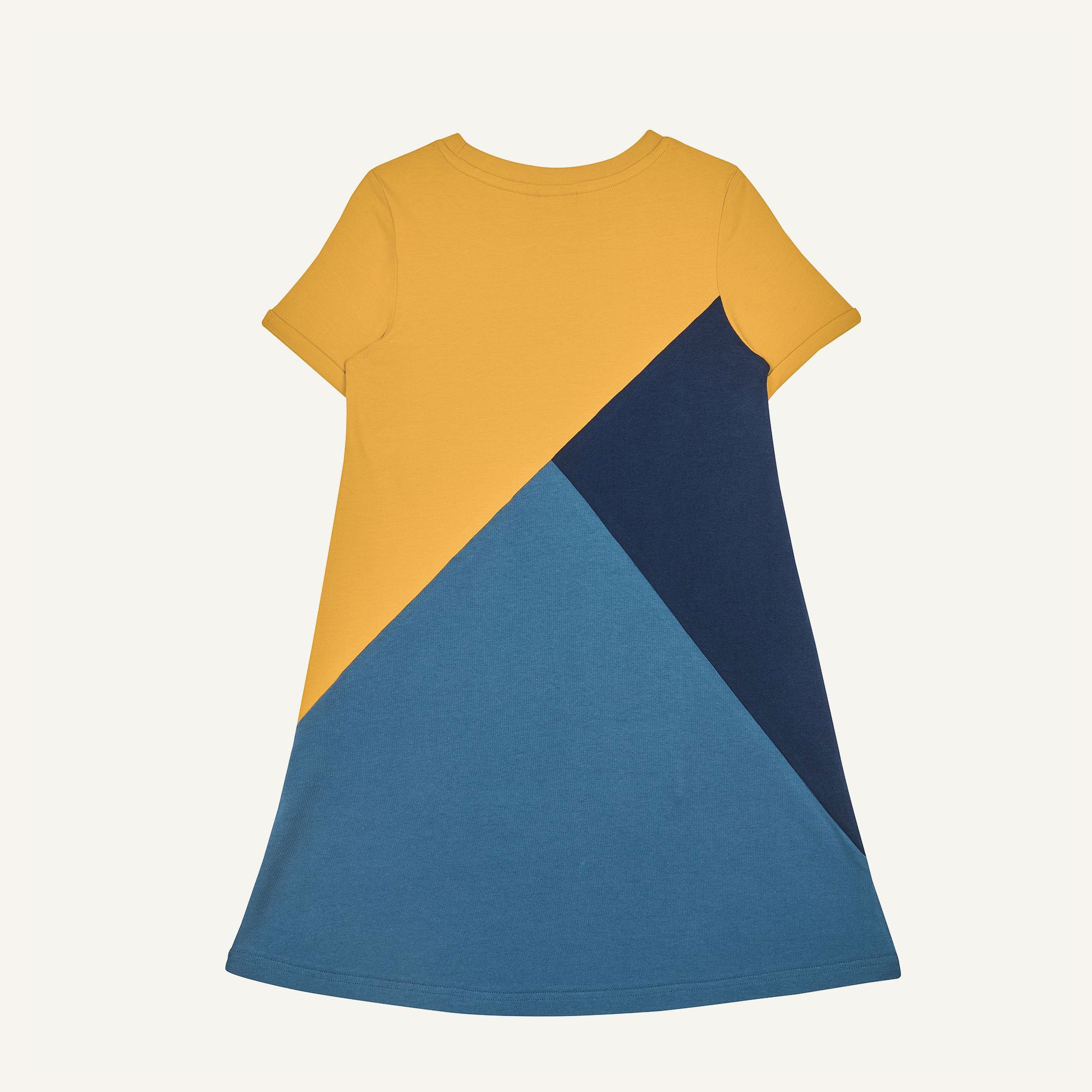 finkid-husky-merikortti-kleid-golden-yellow-biobaumwolle-lsf30 image 2