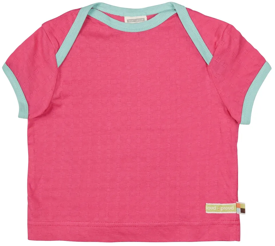 loud-proud-classics-t-shirt-jacquard-azalea-rundhals image 1