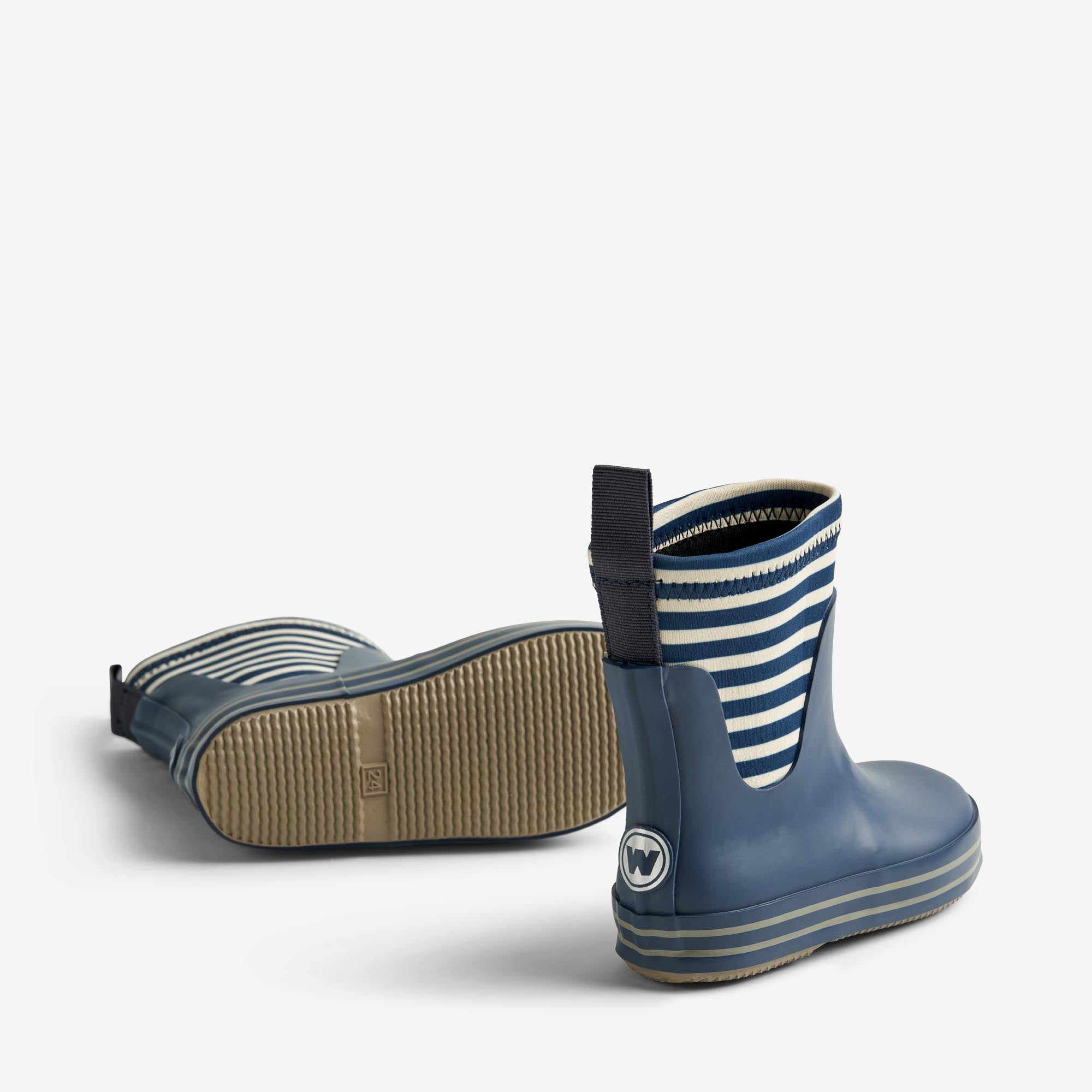 wheat-rubber-boot-mist-gummistiefel-indigo-stripe-kinder image 3