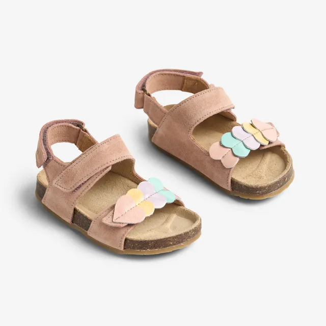 wheat-clara-sandale-misty-rose-leder-klett image 1