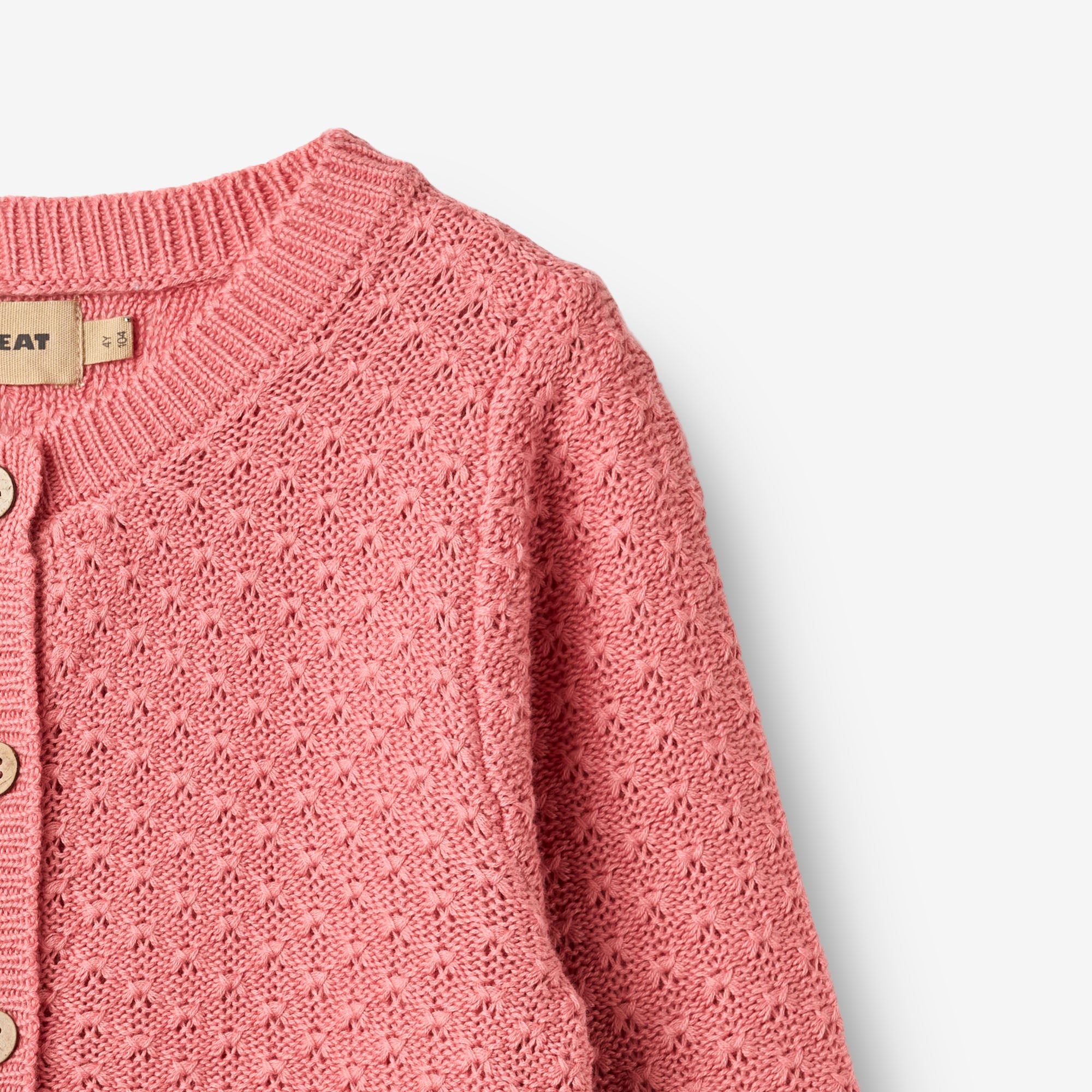 wheat-magnella-strickjacke-soft-pink-bio-baumwolle image 2