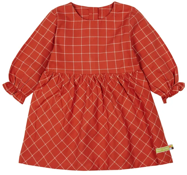 loud-proud-classics-karo-kleid-kinderkleid-cinnamon-kariert image 1