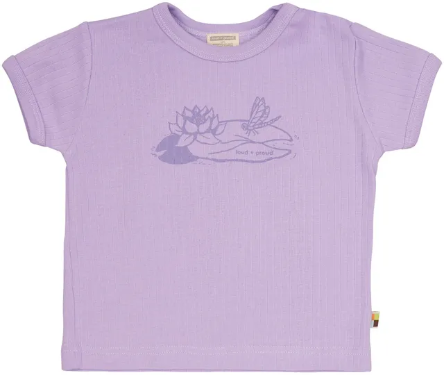 loud-proud-classics-t-shirt-derby-rib-mit-druck-lilac-streifen image 1