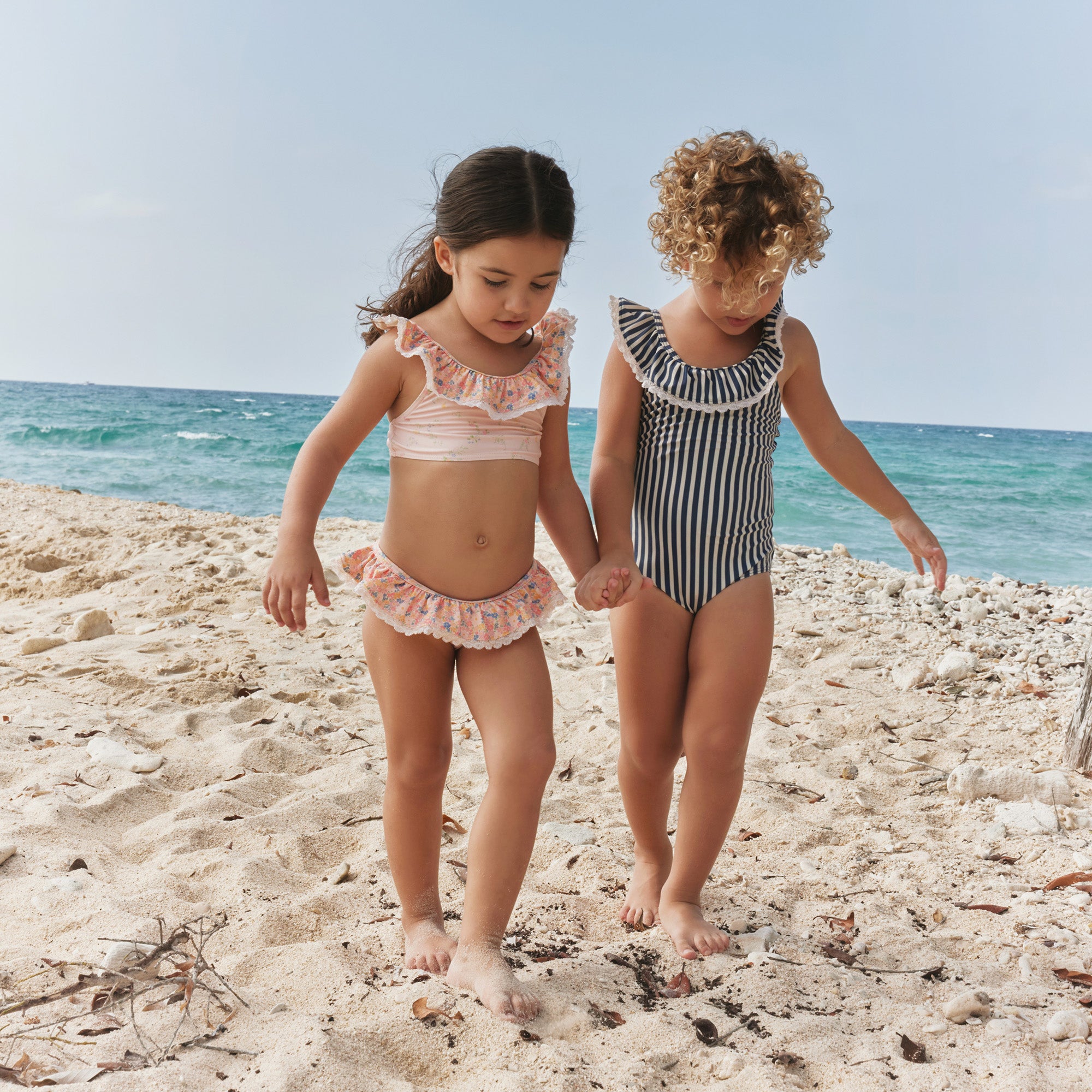 wheat-clothing-swimsuit-doris-badeanzug-blue-stripe-uv40 image 3