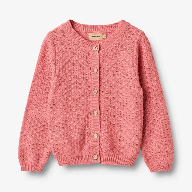 wheat-magnella-strickjacke-soft-pink-bio-baumwolle image 1