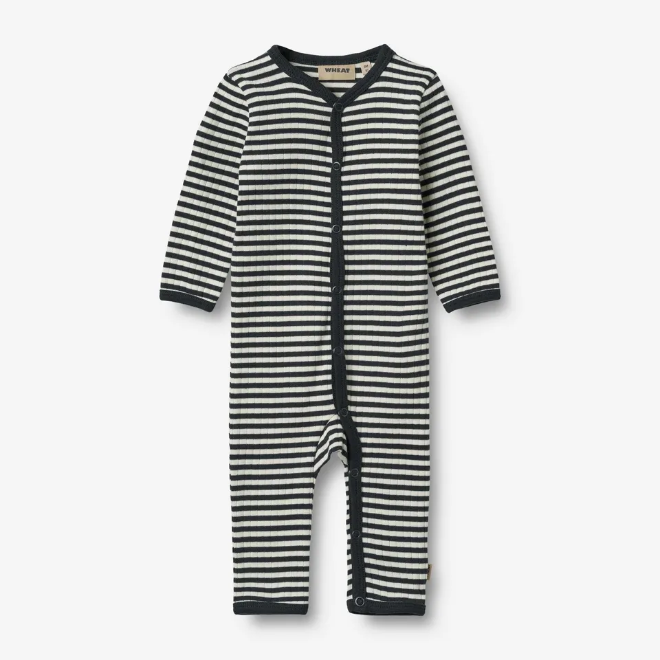 wheat-jumpsuit-l-s-dusty-strampler-navy-sea-stripe-bio-baumwolle image 1