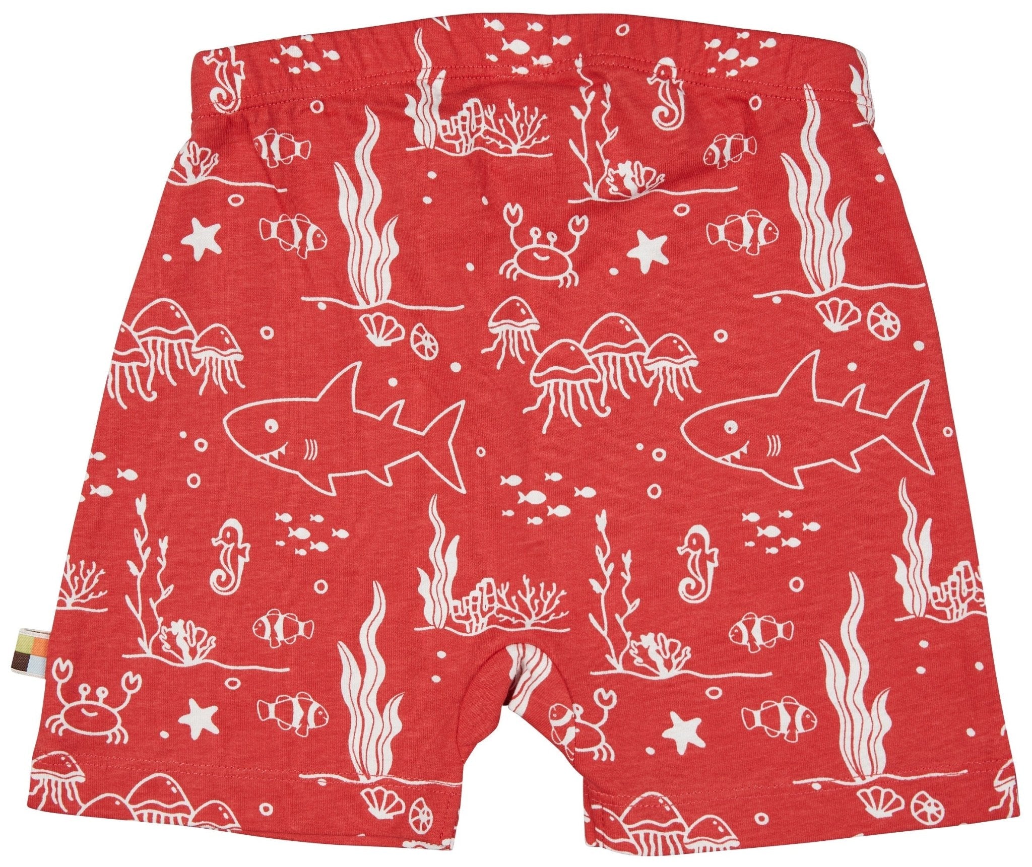loud-proud-classics-short-druck-kinder-shorts-lagoon-86-92-jersey image 2
