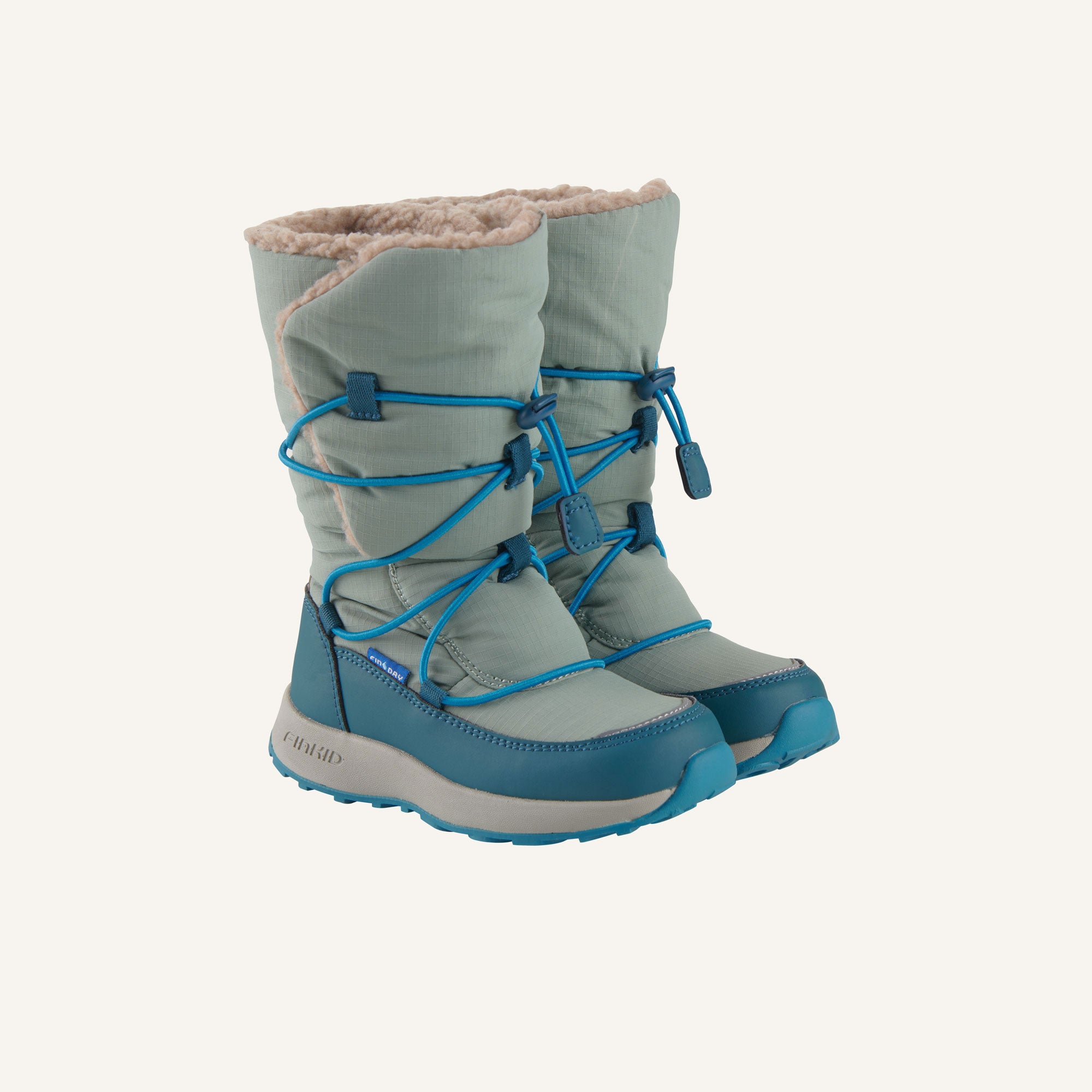 finkid-vasa-kinder-winterstiefel-green-bay-deep-teal image 2