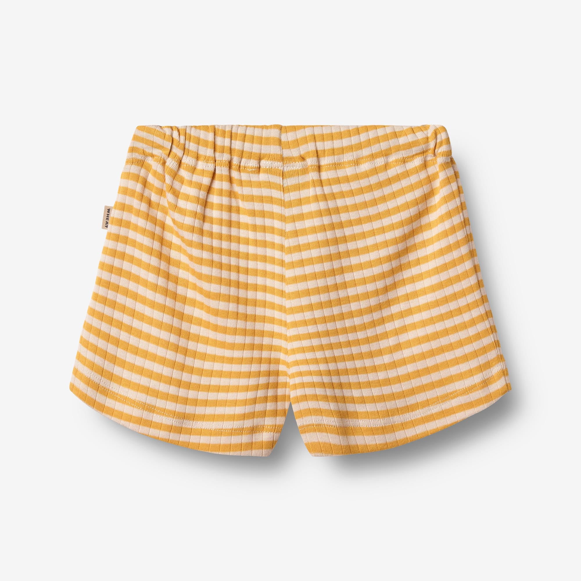 wheat-vic-jersey-shorts-gelb-gestreift-bio-baumwolle image 2