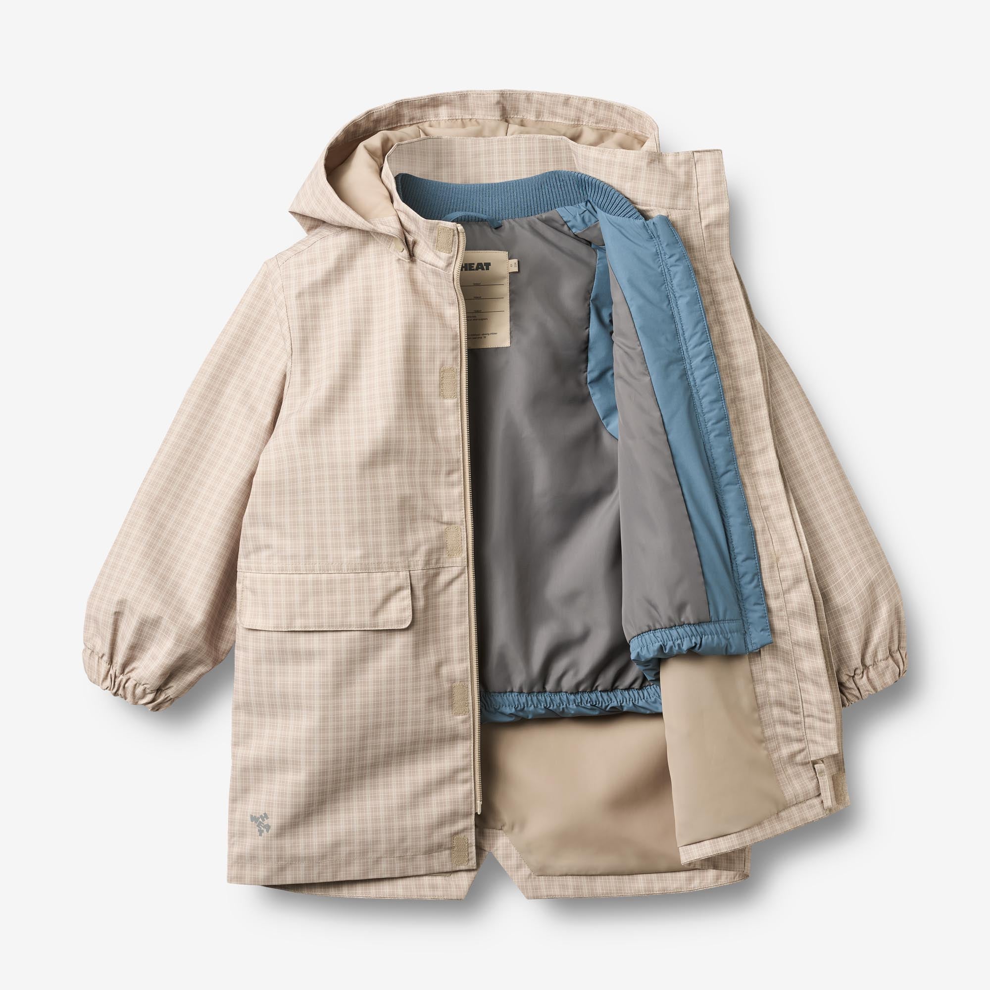 wheat-alke-parka-stone-check-recycling-fr-hlingsjacke-98-152 image 4