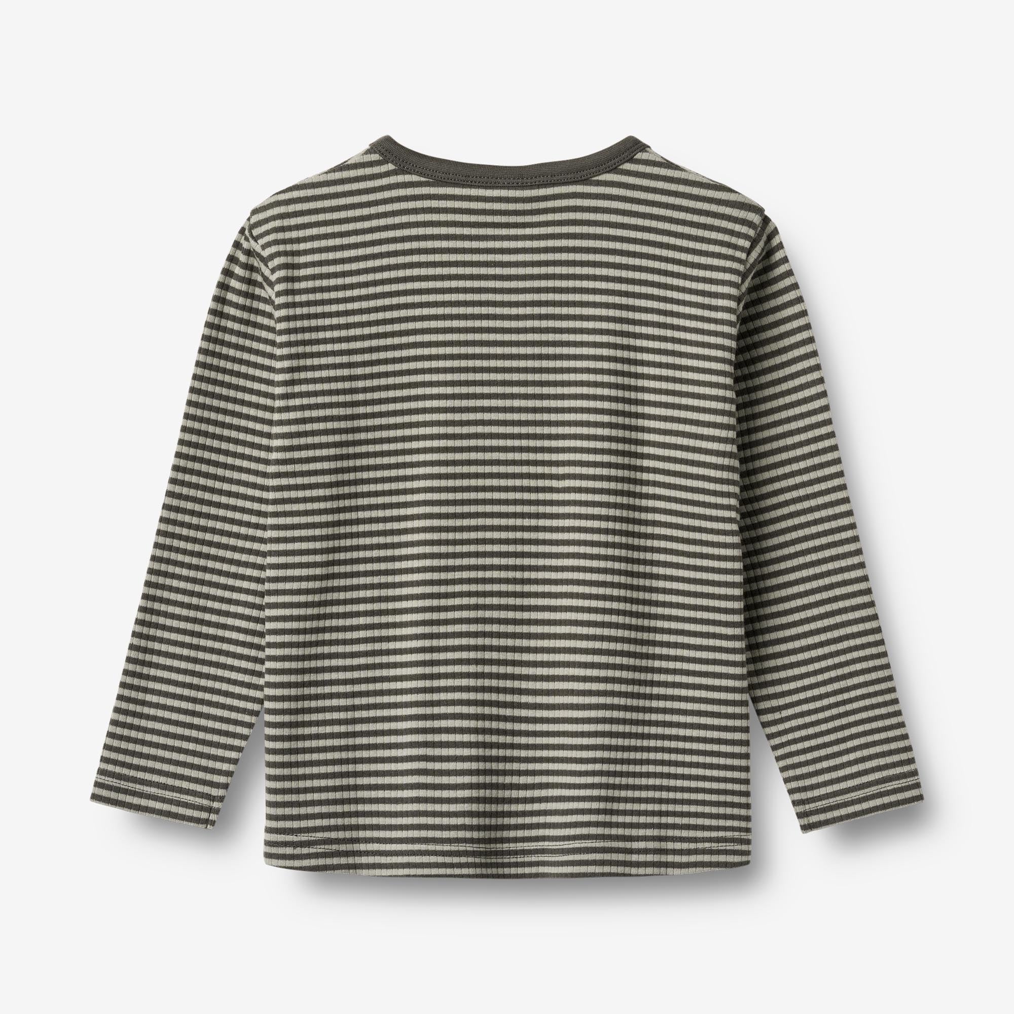 wheat-morris-langarmshirt-winter-forest-stripe-bio-baumwolle image 2