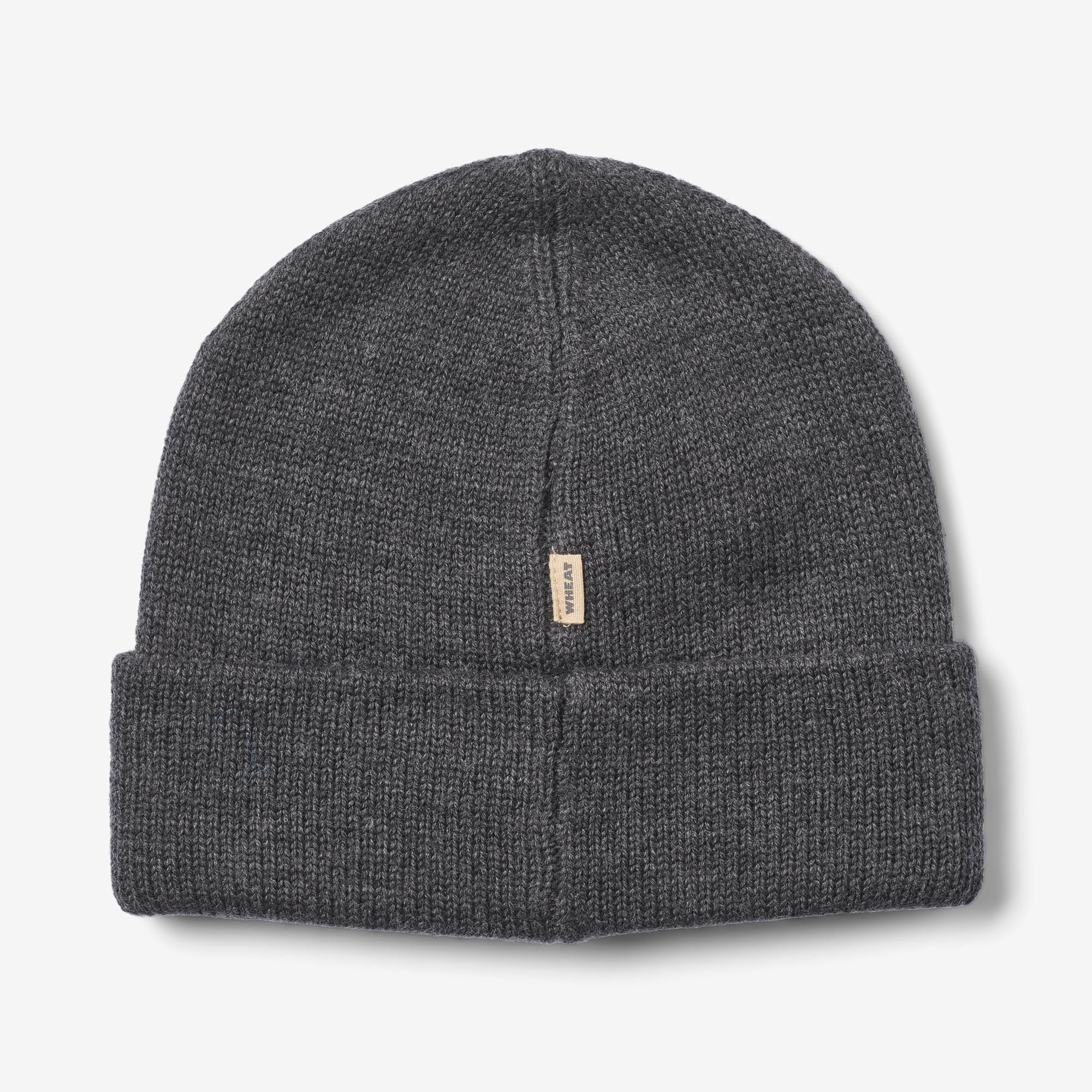 wheat-omalas-beanie-charcoal-melange-merino image 4