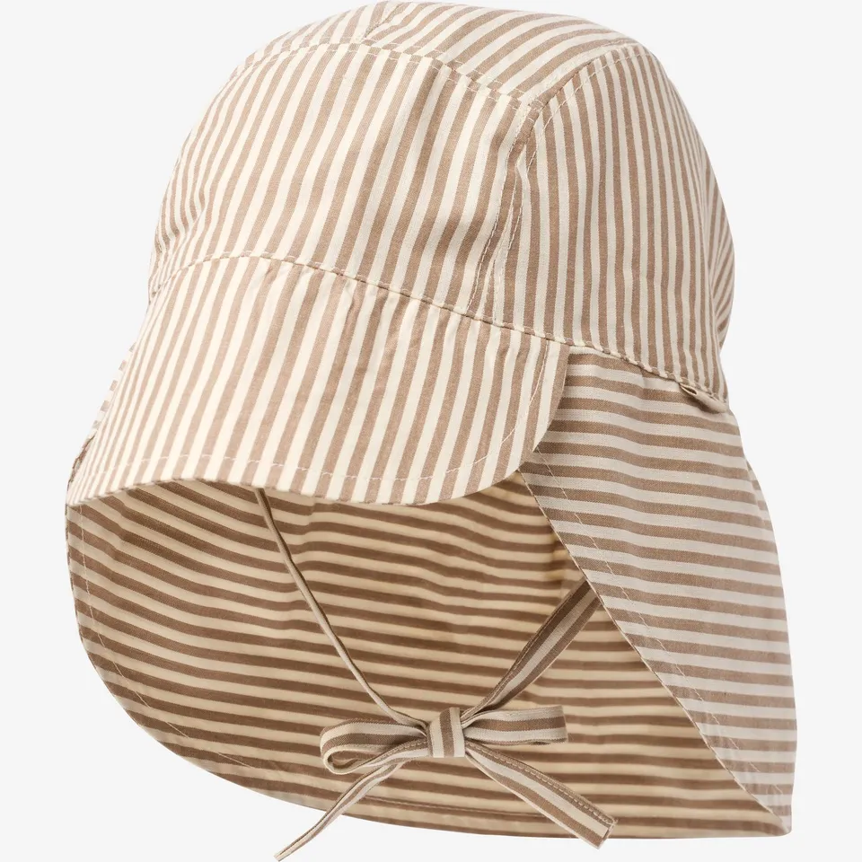wheat-sun-hat-tonga-sonnenhut-cappucino-stripe-bio-baumwolle image 1