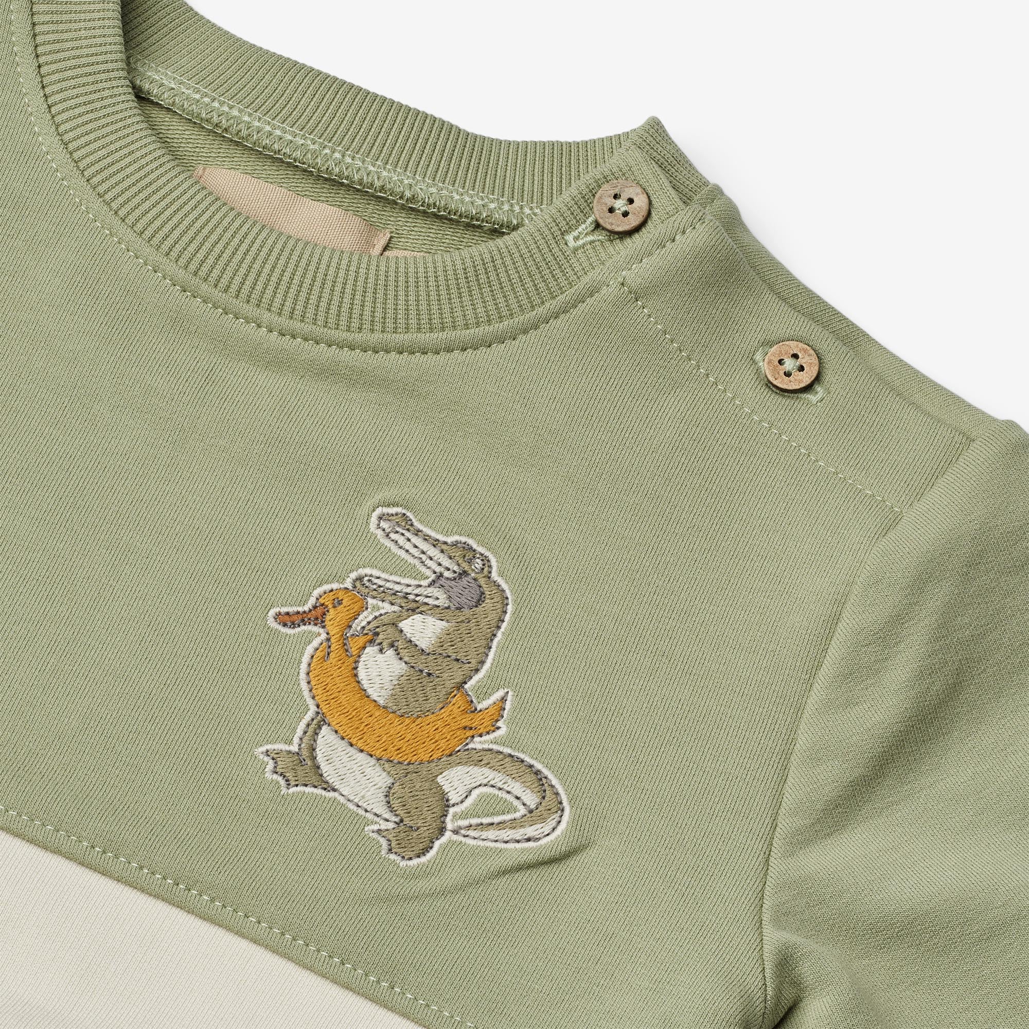 wheat-carly-sweatshirt-green-tea-bio-baumwolle image 3