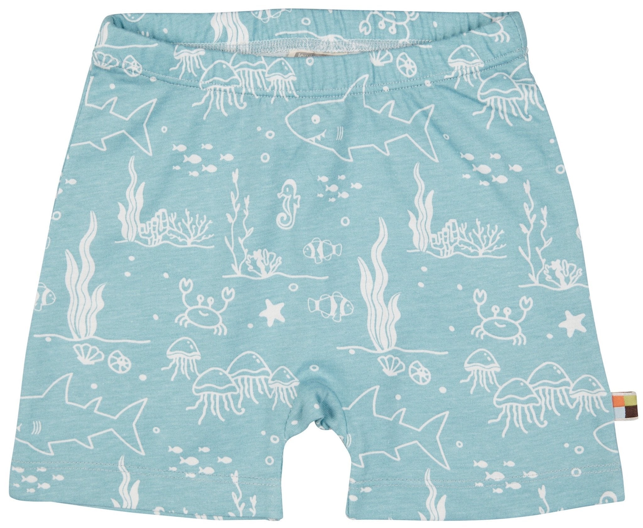 loud-proud-classics-short-druck-kinder-shorts-lagoon-86-92-jersey image 3