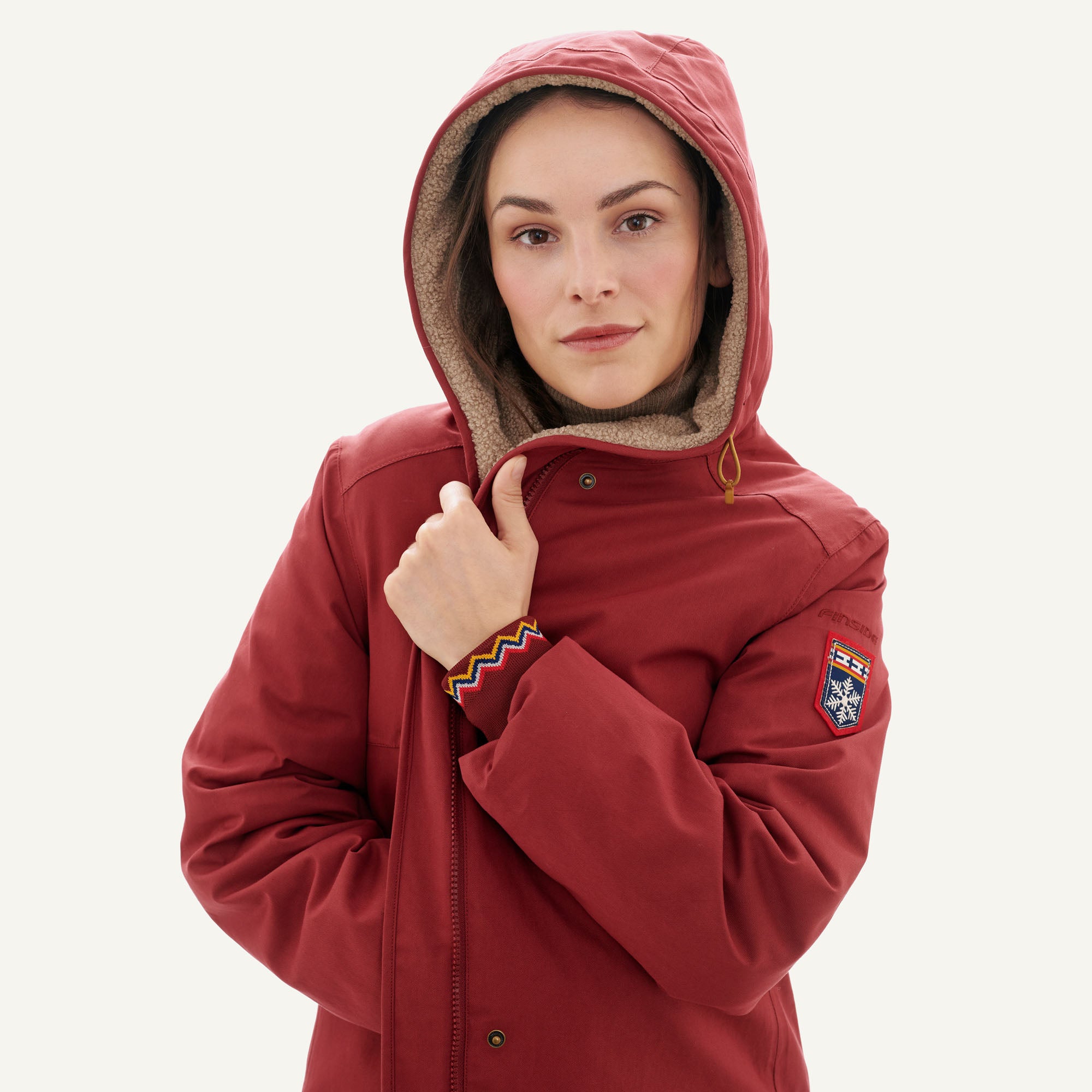 finkid-husky-ivalukka-winterparka-cranberry-38-baumwolle image 2