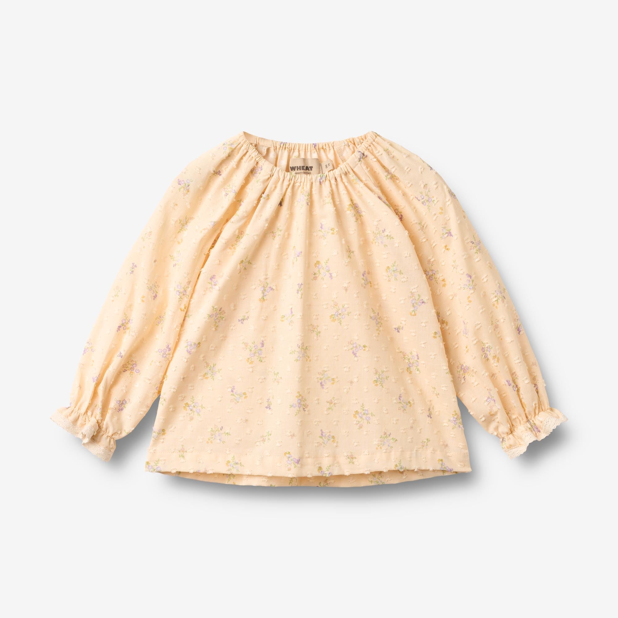 wheat-merle-barely-apricot-langarm-bluse-baby-bio-blumen image 1