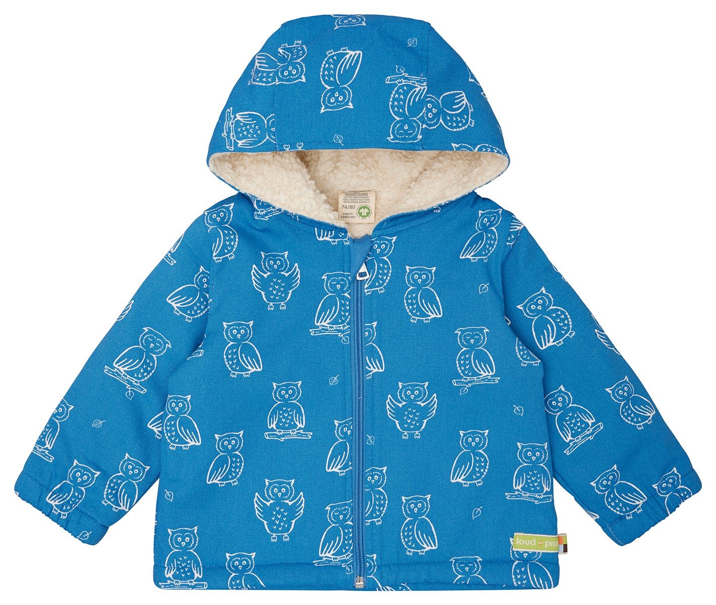 loud-proud-classics-jacke-teddyfutter-outdoorjacke-azur image 1