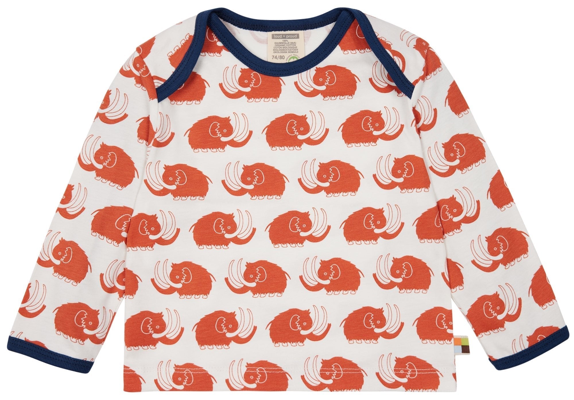 loud-proud-classics-shirt-druck-cinnamon-98-104-tiermotive image 1