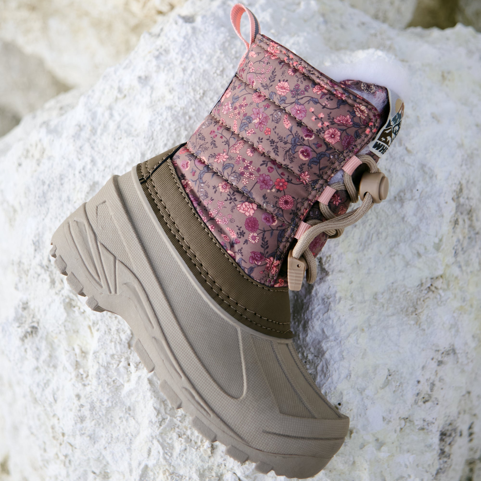 wheat-aleex-winterstiefel-portabella-flowers-wasserdicht image 2