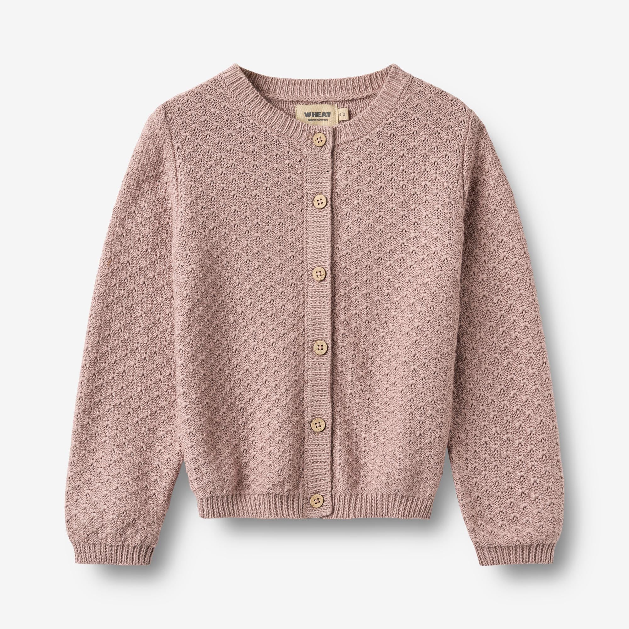 wheat-knit-cardigan-magnella-m-dchen-strickjacke-dry-rose-bio image 1