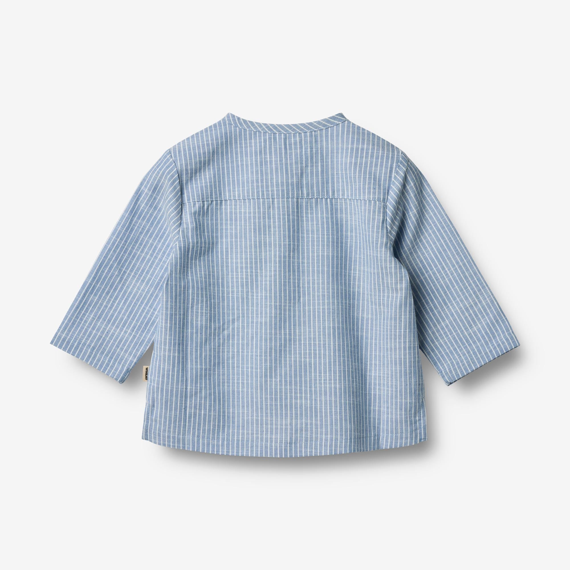 wheat-bj-rk-hemd-baby-blue-stripe-bio-baumwolle image 2