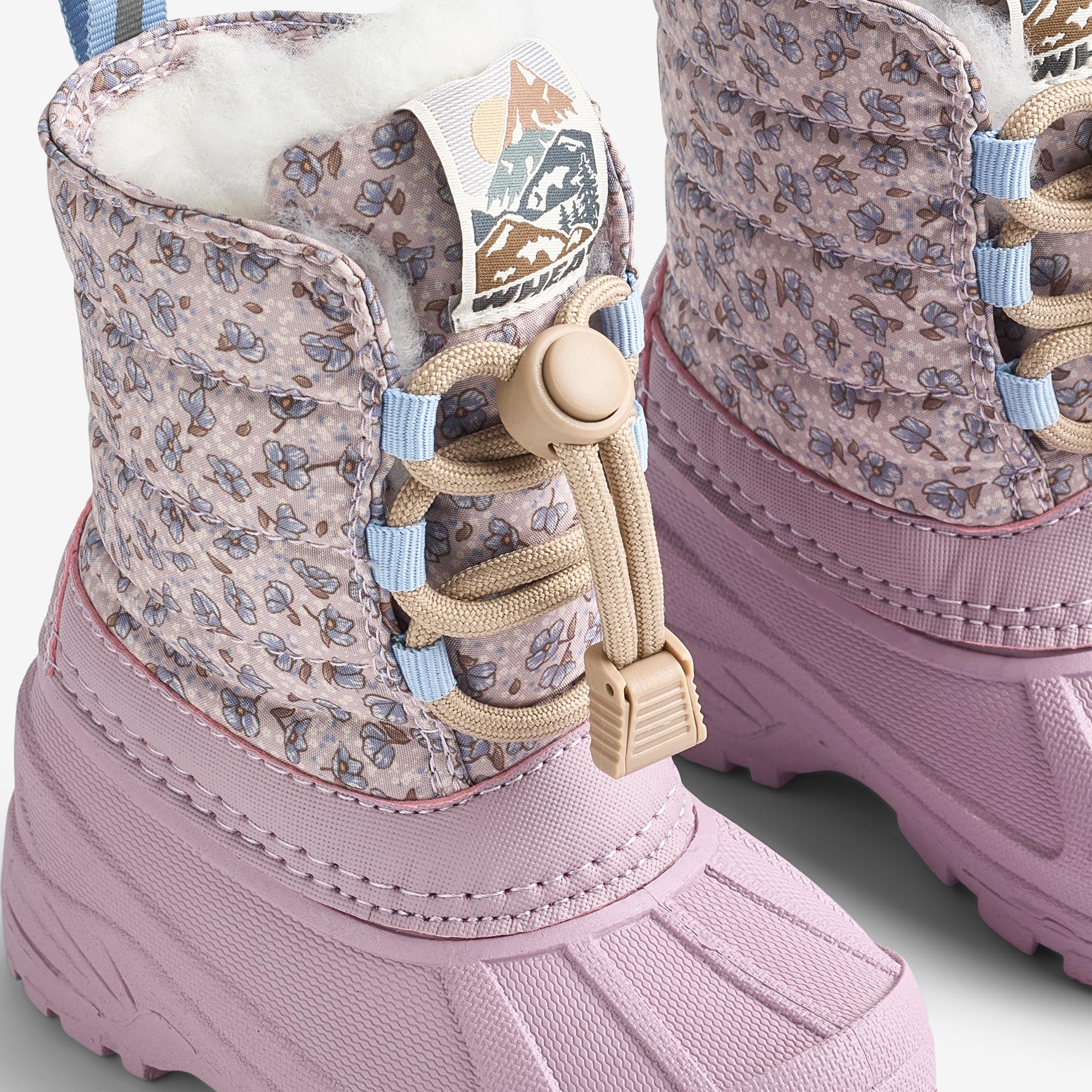 wheat-aleex-winterboot-lilac-blue-flowers-wasserdicht image 4