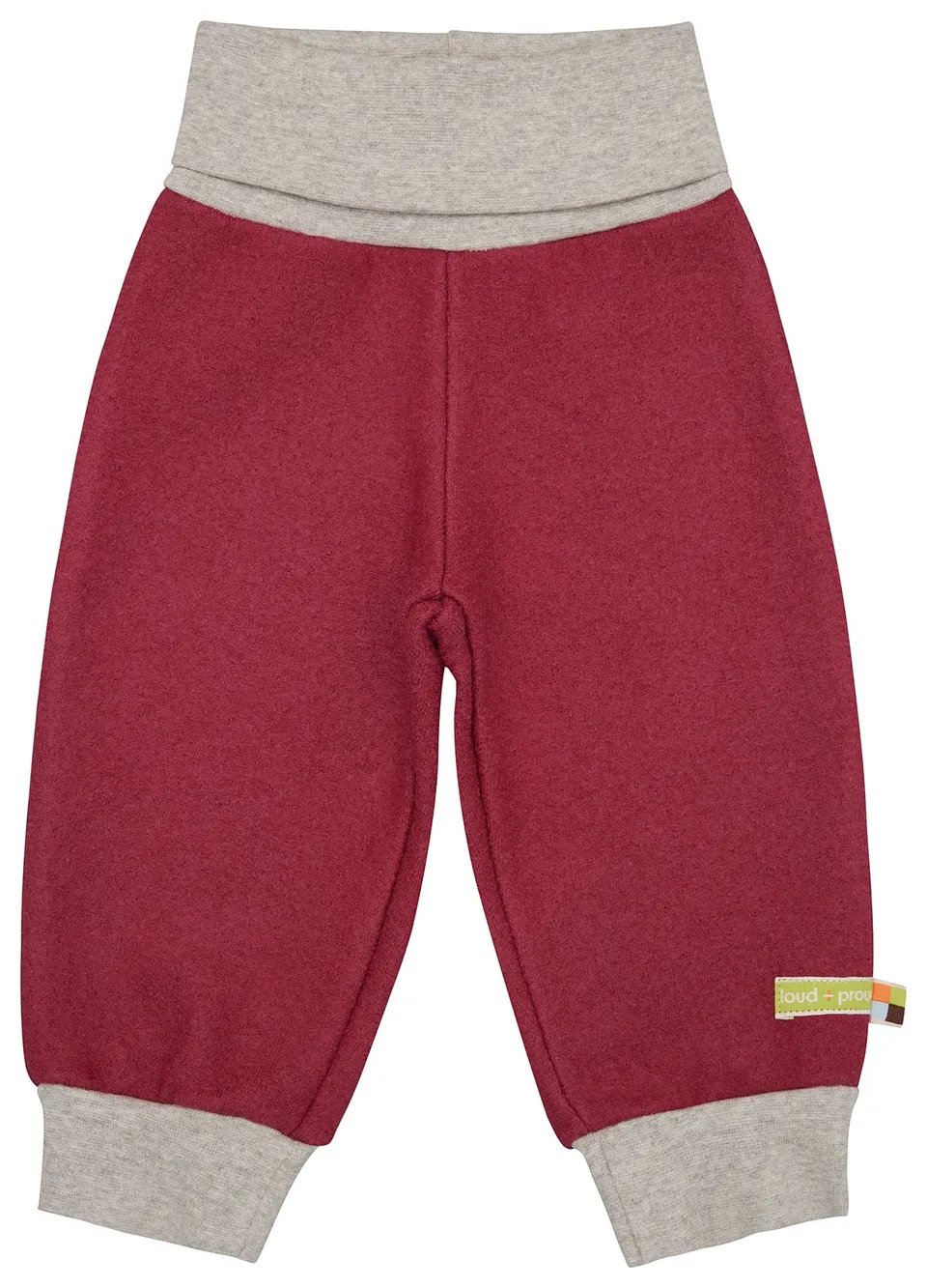 loud-proud-classics-wollwalk-hose-baby-rouge-umschlagbund image 1