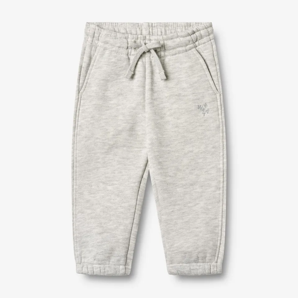 wheat-cruz-sweathose-light-melange-grey-bio-baby image 1
