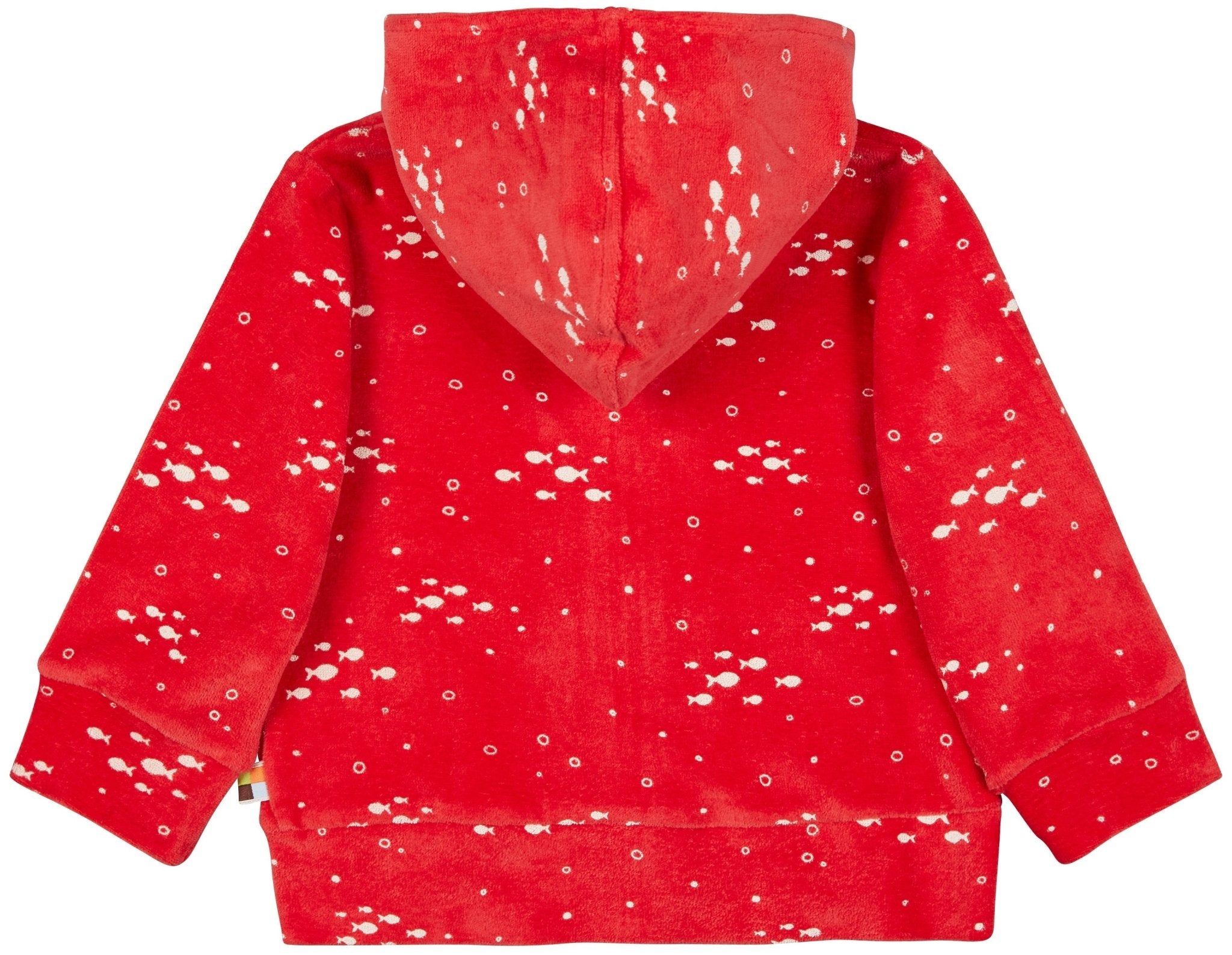 loud-proud-classics-kapuzenjacke-frottee-jacke-fische image 2