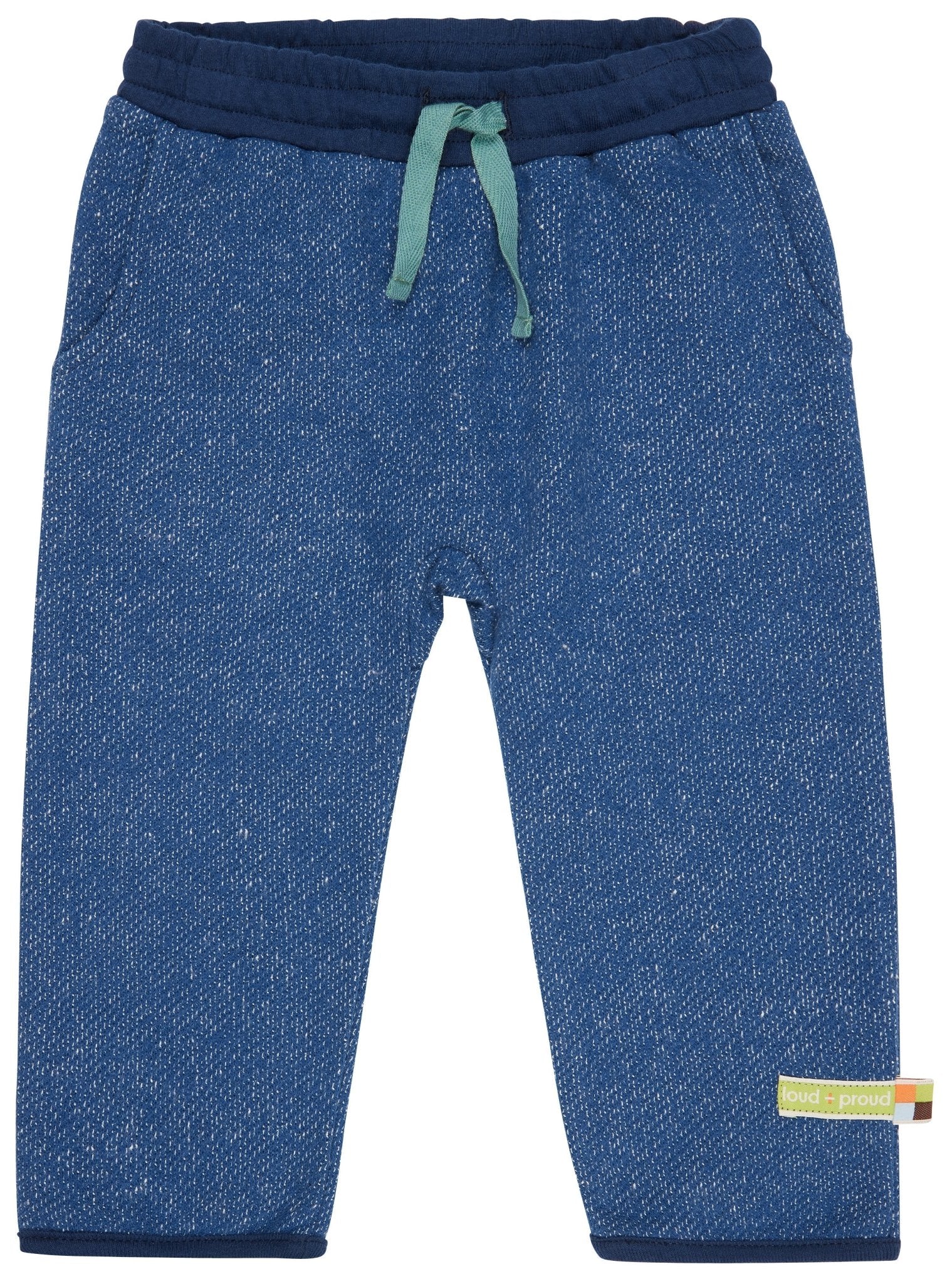 loud-proud-classics-hose-melange-strick-jogginghose-indigo-86-92 image 5