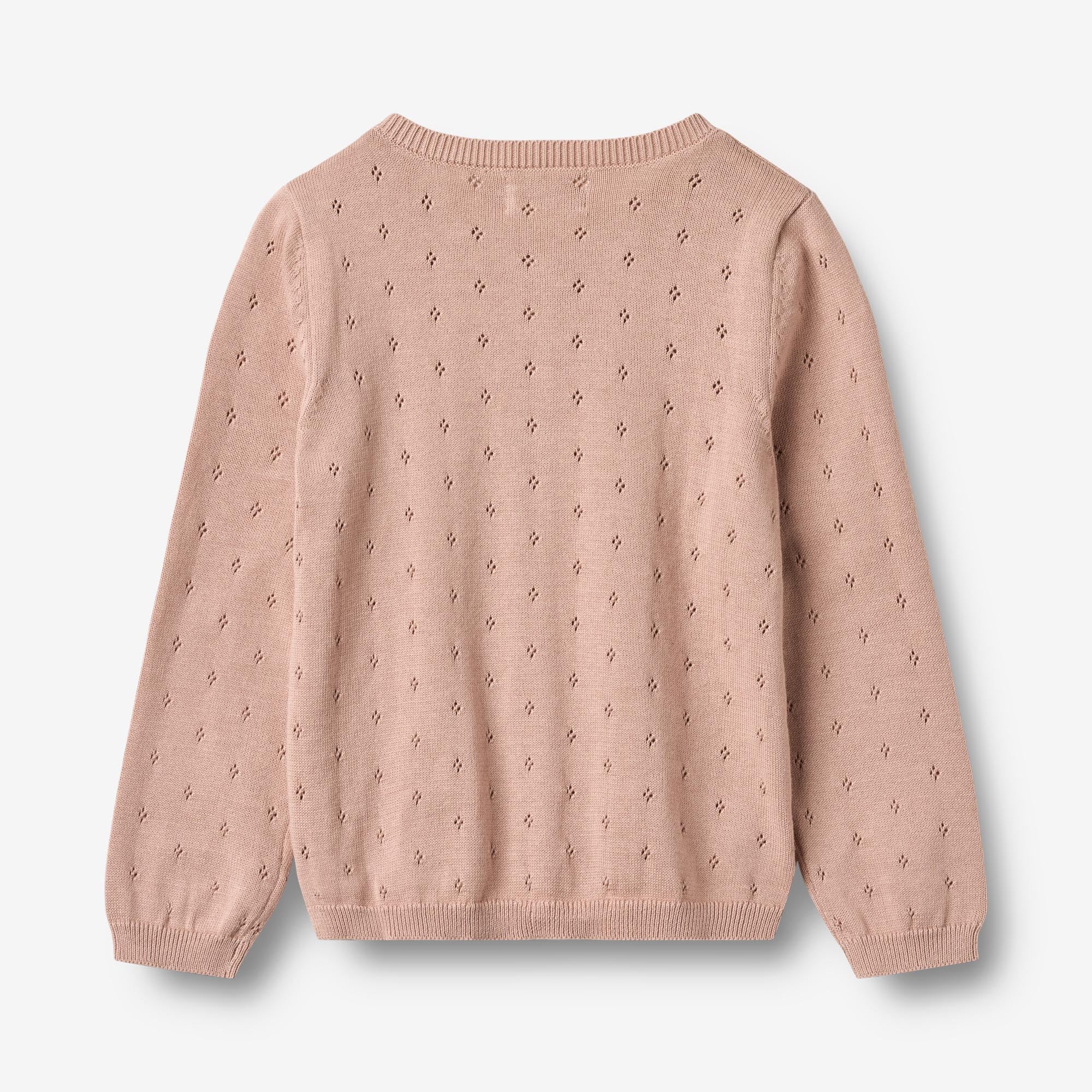 wheat-maia-strickjacke-rose-powder-bio-baumwolle image 2