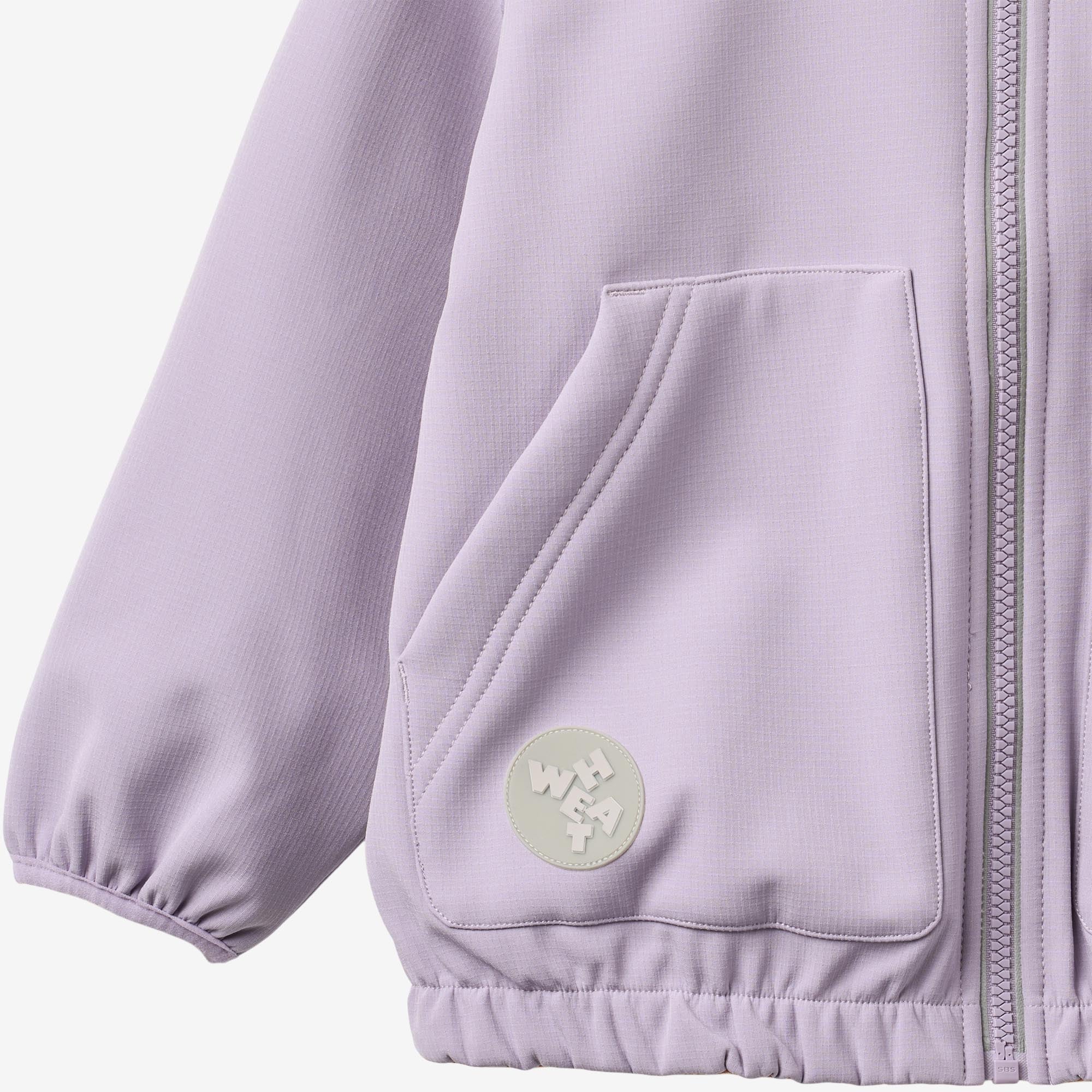 wheat-alleo-softshelljacke-warm-cosmic-lilac-kinder image 5